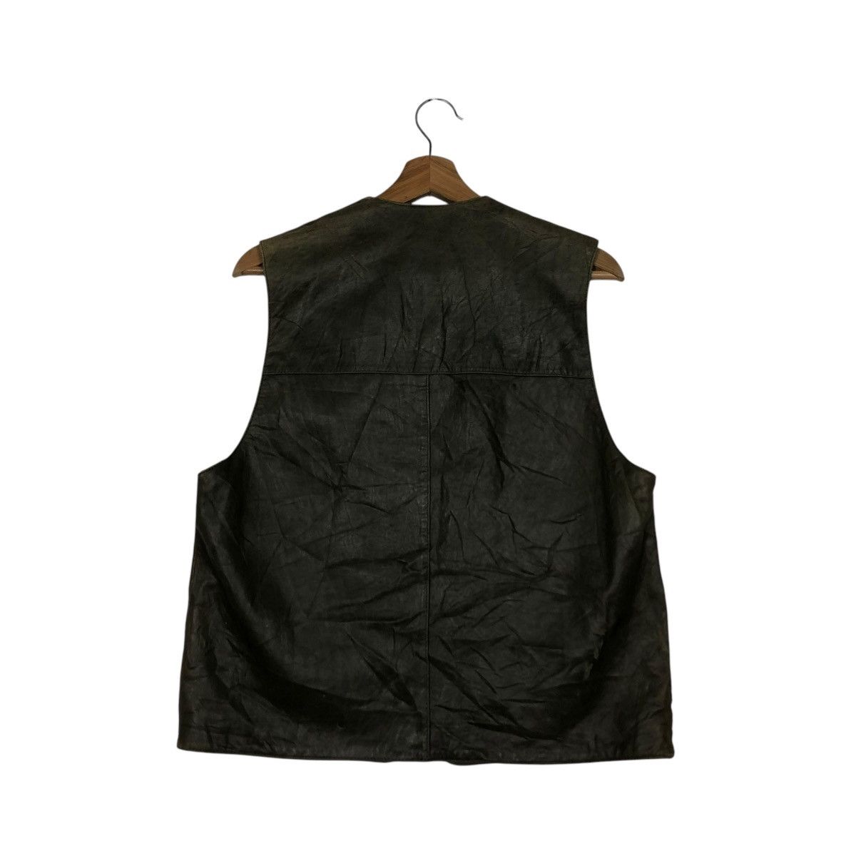 Genuine Leather 🔥VINTAGE GENUINE LEATHER BIKER JACKET DEWN ISSEY MIYAKE Size US M / EU 48-50 / 2 - 10 Thumbnail