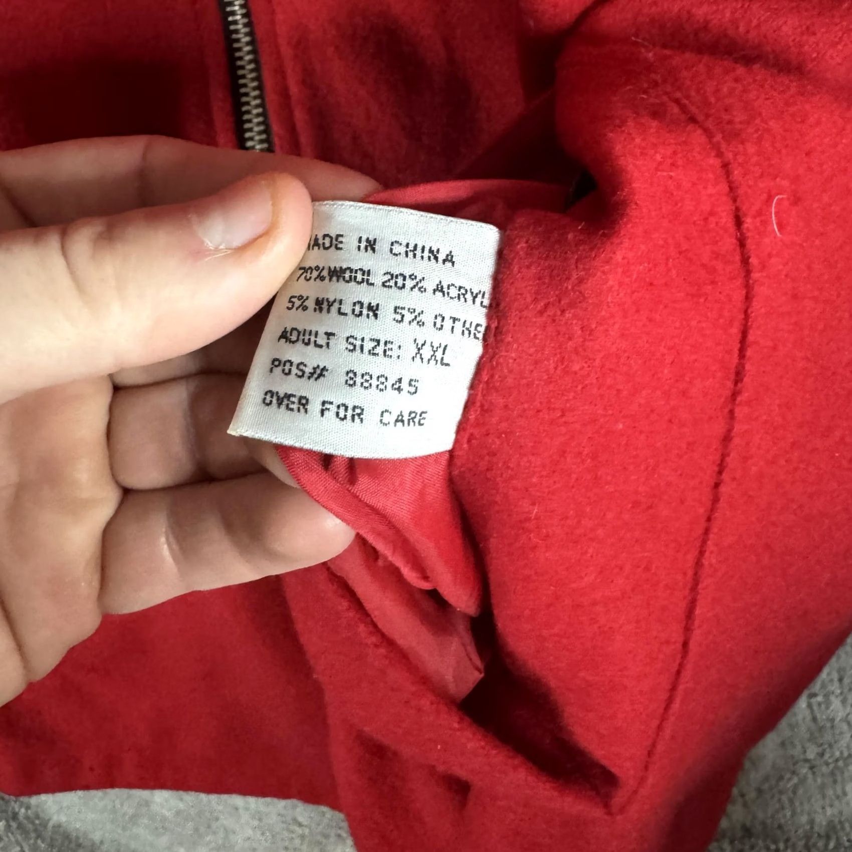 Marlboro Marlboro Jacket Mens 2XL Reversible Wool Full Zip Overcoat Outdoor Red Black Solid Multicolor Winter Casual Workwear Mens Size US XXL / EU 58 / 5 - 7 Thumbnail