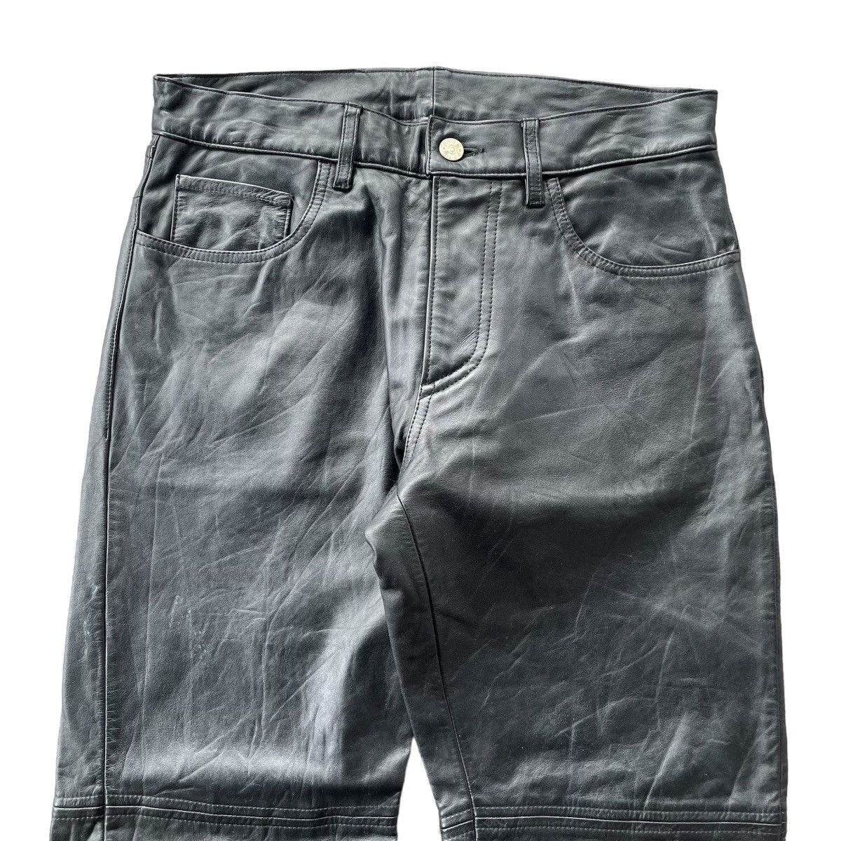PPFM Vintage PPFM Leather Biker Pants Size US 29 - 3 Thumbnail