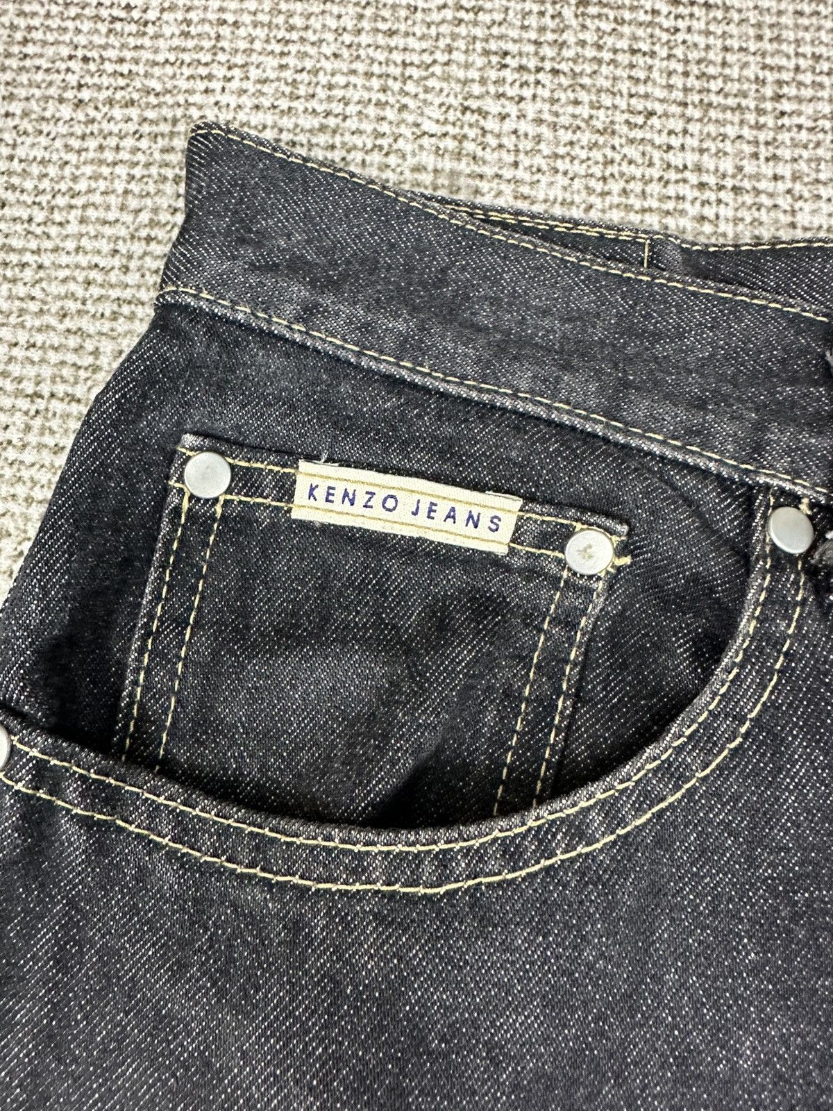 Kenzo Vintage Kenzo Black Denim 31x32 D774 Size US 31 - 6 Thumbnail