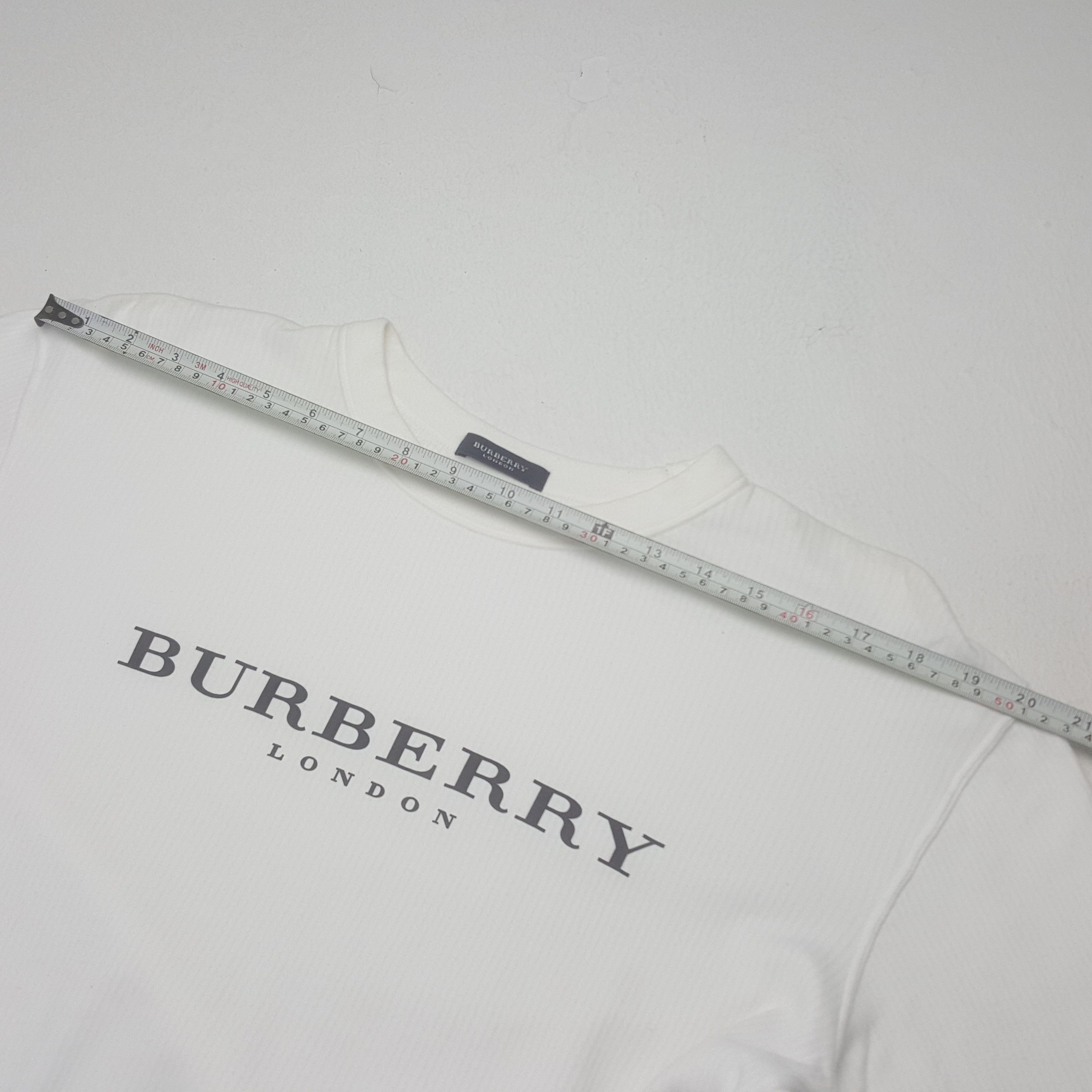 Burberry × Vintage Vintage Burberry London Spell Out Long Sleeve T-shirt Size US L / EU 52-54 / 3 - 8 Thumbnail
