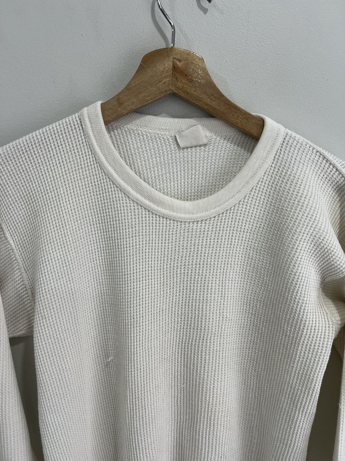 Hanes Vintage Thermal Longsleeve Shirt off white Size US L / EU 52-54 / 3 - 6 Thumbnail