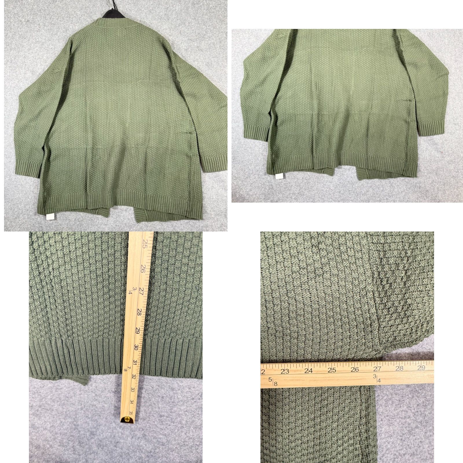 Gap Gap Cardigan Sweater Womens 2XL Open Front Olive Green Long Sleeve Pockets NWT Size XXL / US 16-18 / IT 52-54 - 9 Thumbnail