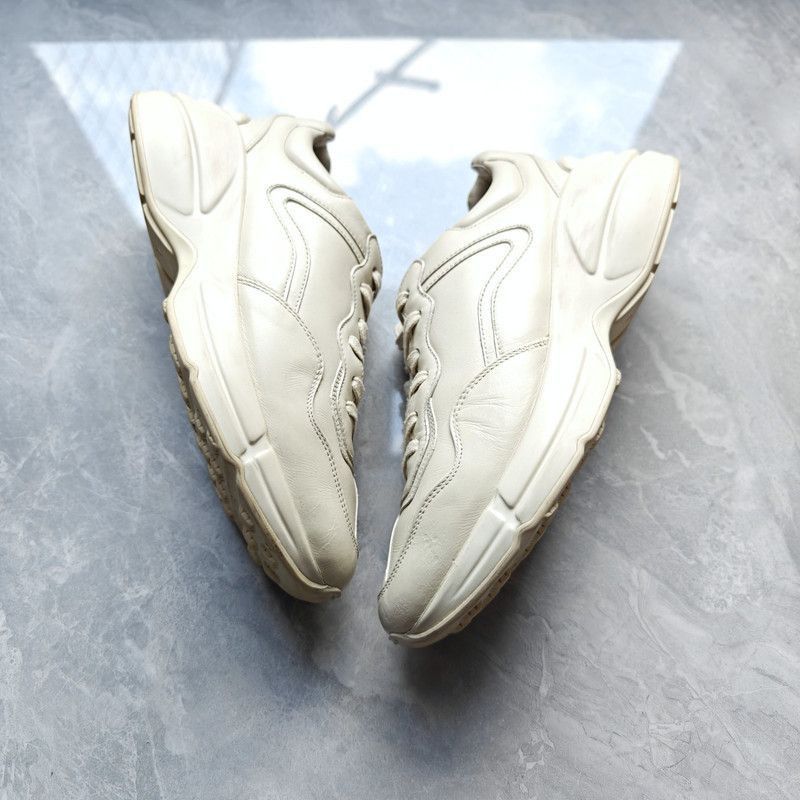 Gucci Gucci Rhython Leather Sneakers in Beige - Size US 8 / EU 41 - 8 Thumbnail
