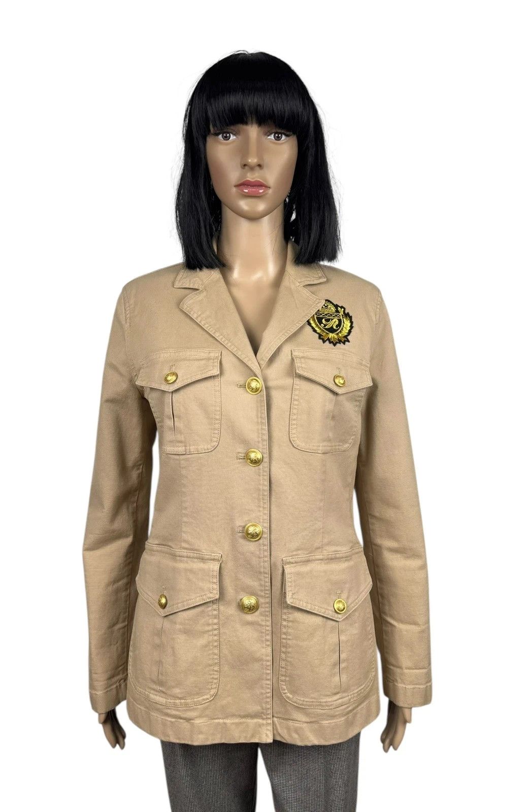 Lauren Ralph Lauren Lauren Ralph Lauren Denim Jacket Army Button Up size US6 Size M / US 6-8 / IT 42-44 - 1 Thumbnail