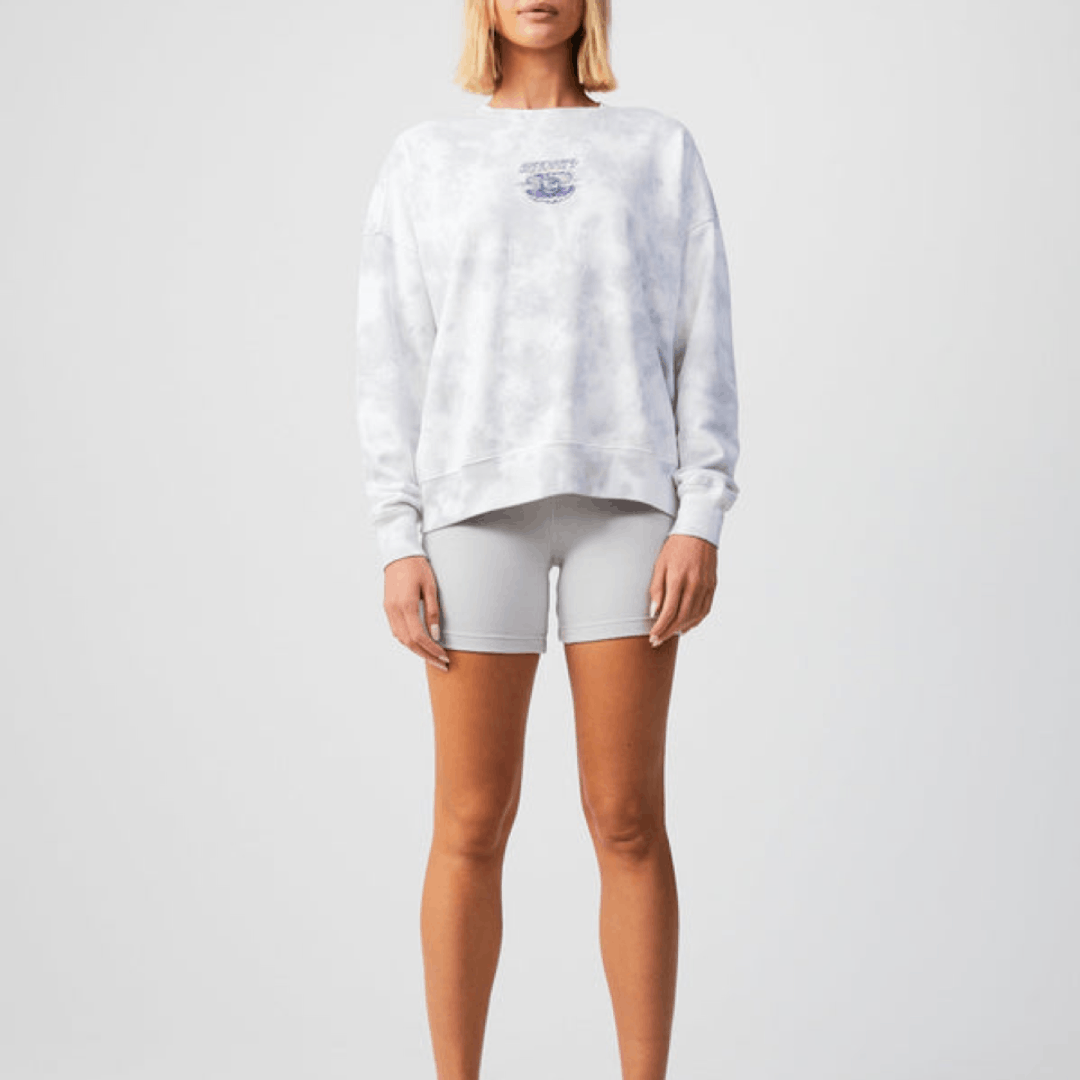 Panel Neck Crew Jumper 『AFENDS』Hemp