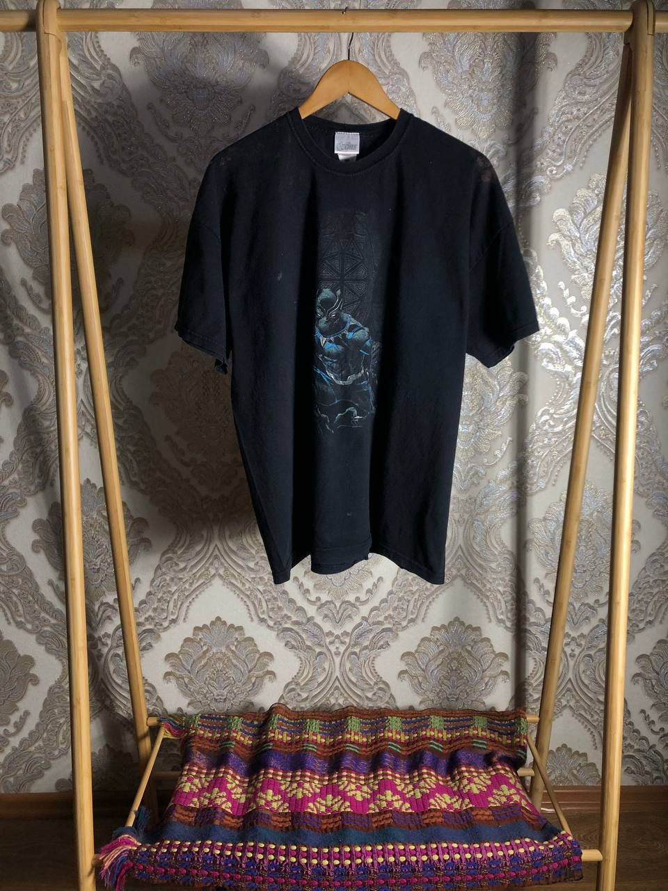 Cartoon Network Vintage Marvel Black Panther Retro T-shirt Movie Y2K 90s Size US XXL / EU 58 / 5 - 1 Thumbnail