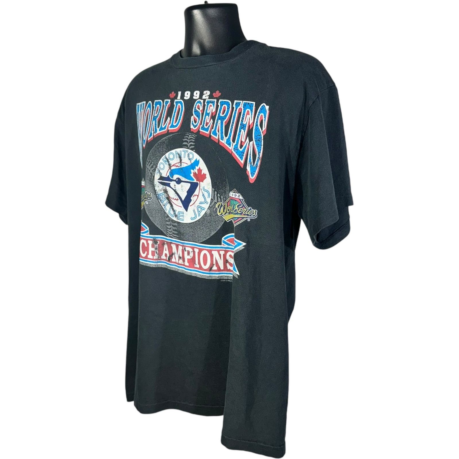Vintage Vintage Toronto Blue Jays World Series Champions MLB Tee Size US L / EU 52-54 / 3 - 2 Thumbnail