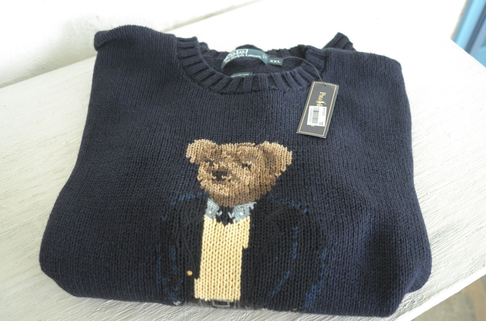 Polo Ralph Lauren Vintage Polo Ralph Lauren Executive RL 13 2013 Bear Sweater Size US XL / EU 56 / 4 - 4 Thumbnail