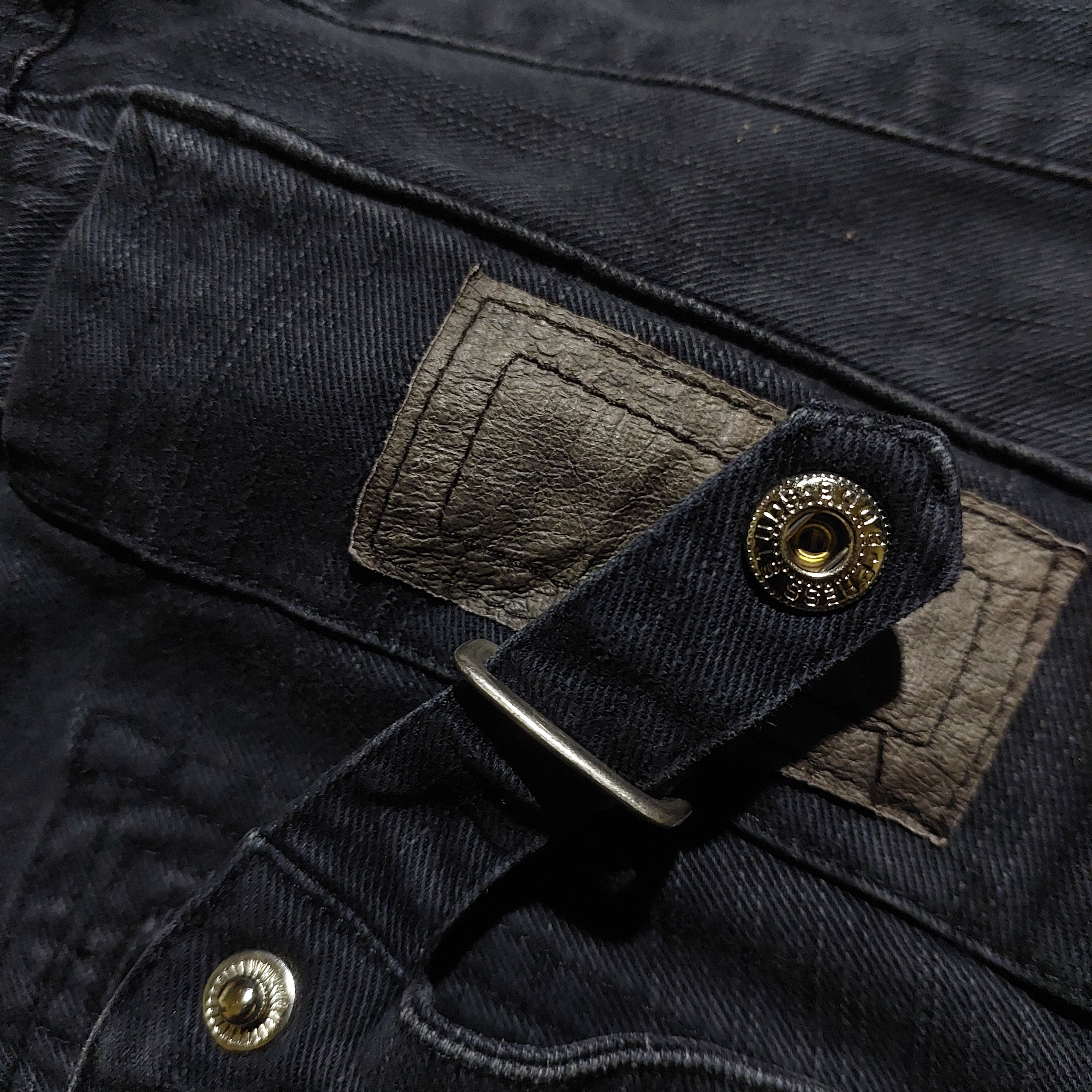 Tornado Mart Y2k black japanese bondage cargo short belt pouch Size US 29 - 9 Thumbnail