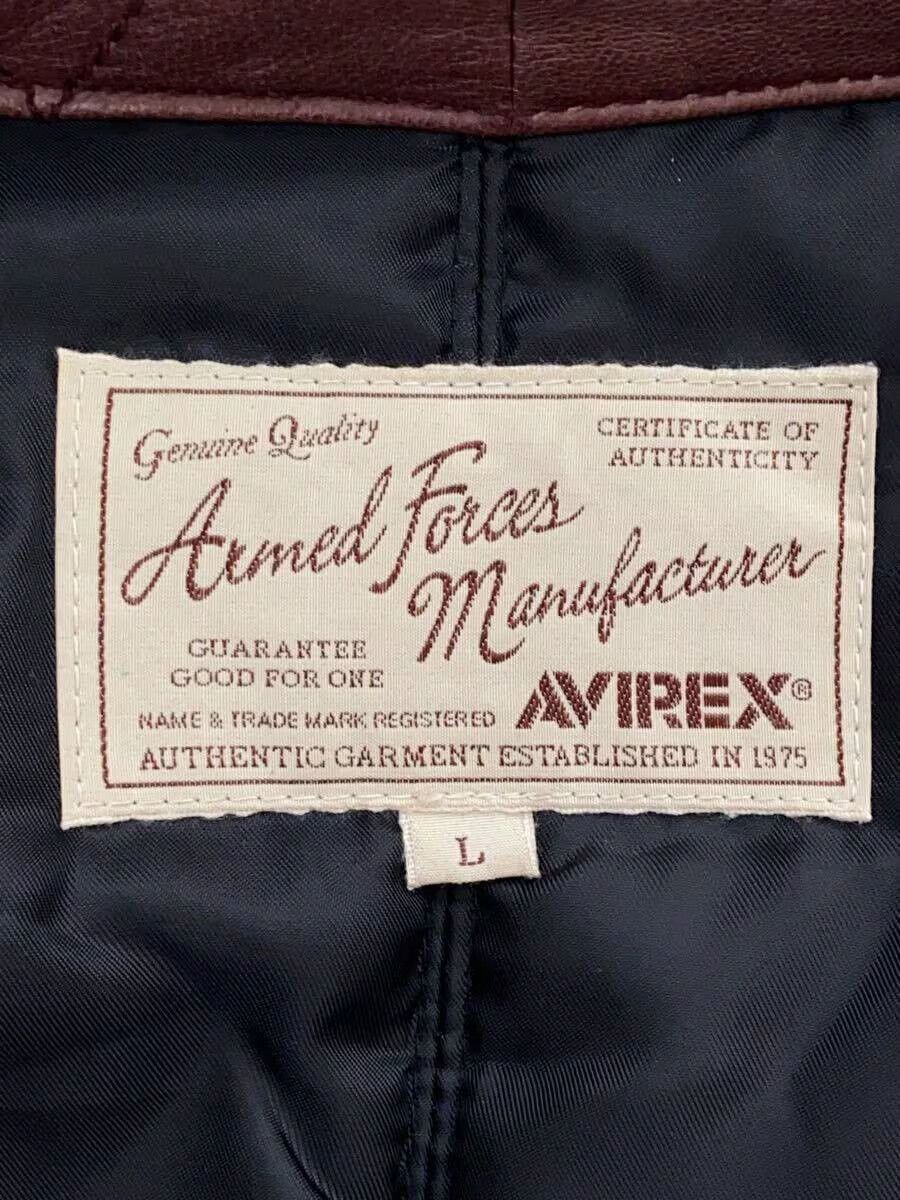 Avirex Avirex Plain Sheep Leather Jacket Blouson Brown Size US L / EU 52-54 / 3 - 3 Thumbnail