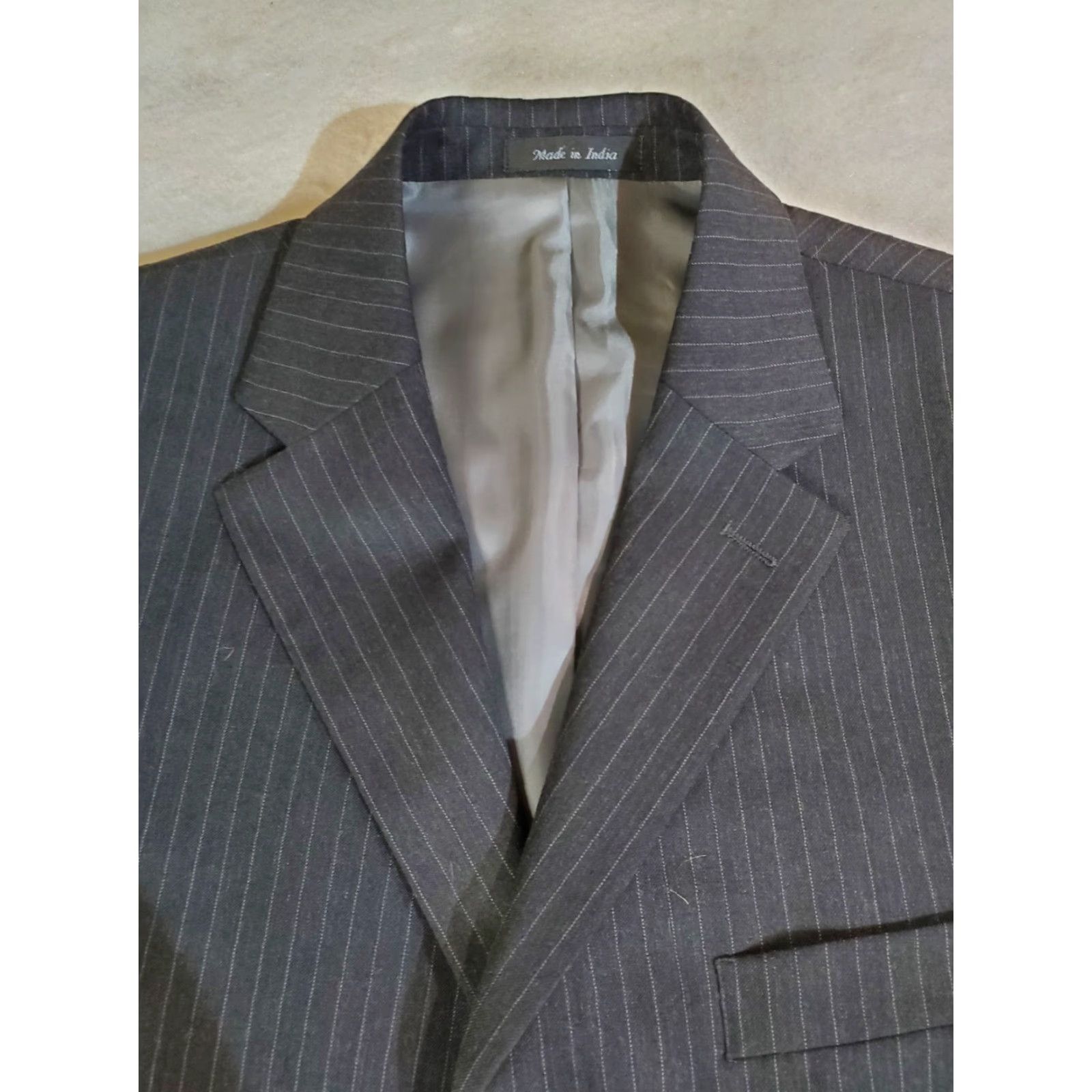 Chaps Chaps Ralph Lauren Signature Blazer Jacket Mens Size 42S Gray 100% Wool Sports Coat Size 42R - 3 Thumbnail