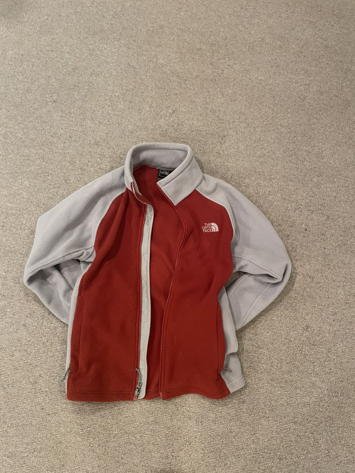 The North Face Red grey north face zip Size US S / EU 44-46 / 1 - 1 Thumbnail