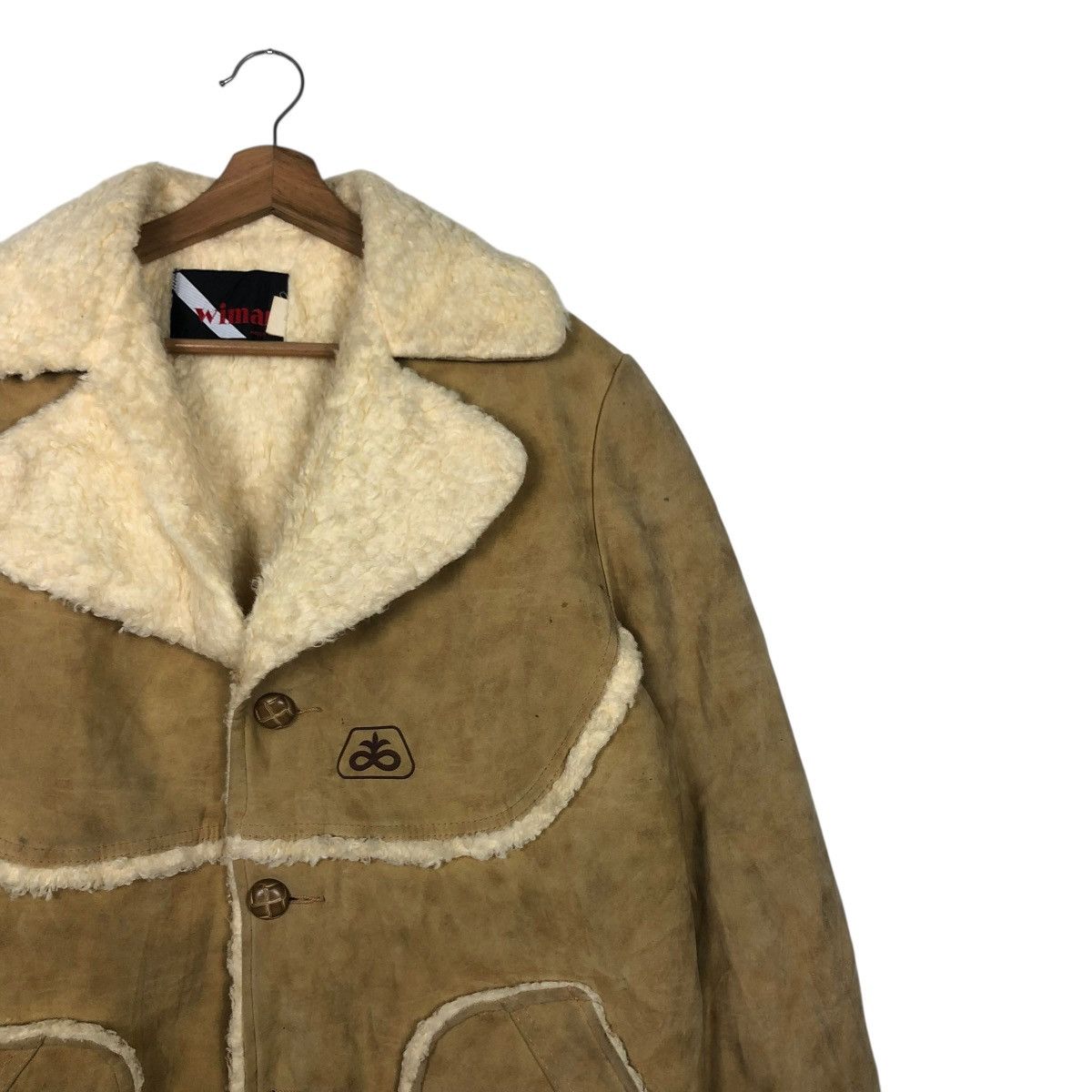 Vintage 🔥VINTAGE SUEDE LEATHER WIMAN BLANKET FUR ISSEY MIYAKE Size US M / EU 48-50 / 2 - 8 Thumbnail