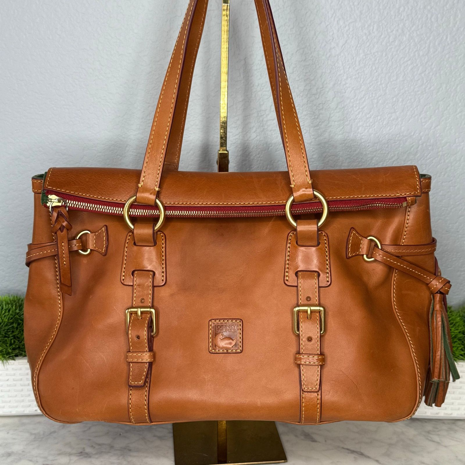 Dooney & Bourke Dooney and Bourke Florentine Double Strap Tassel Satchel Size ONE SIZE - 2 Thumbnail