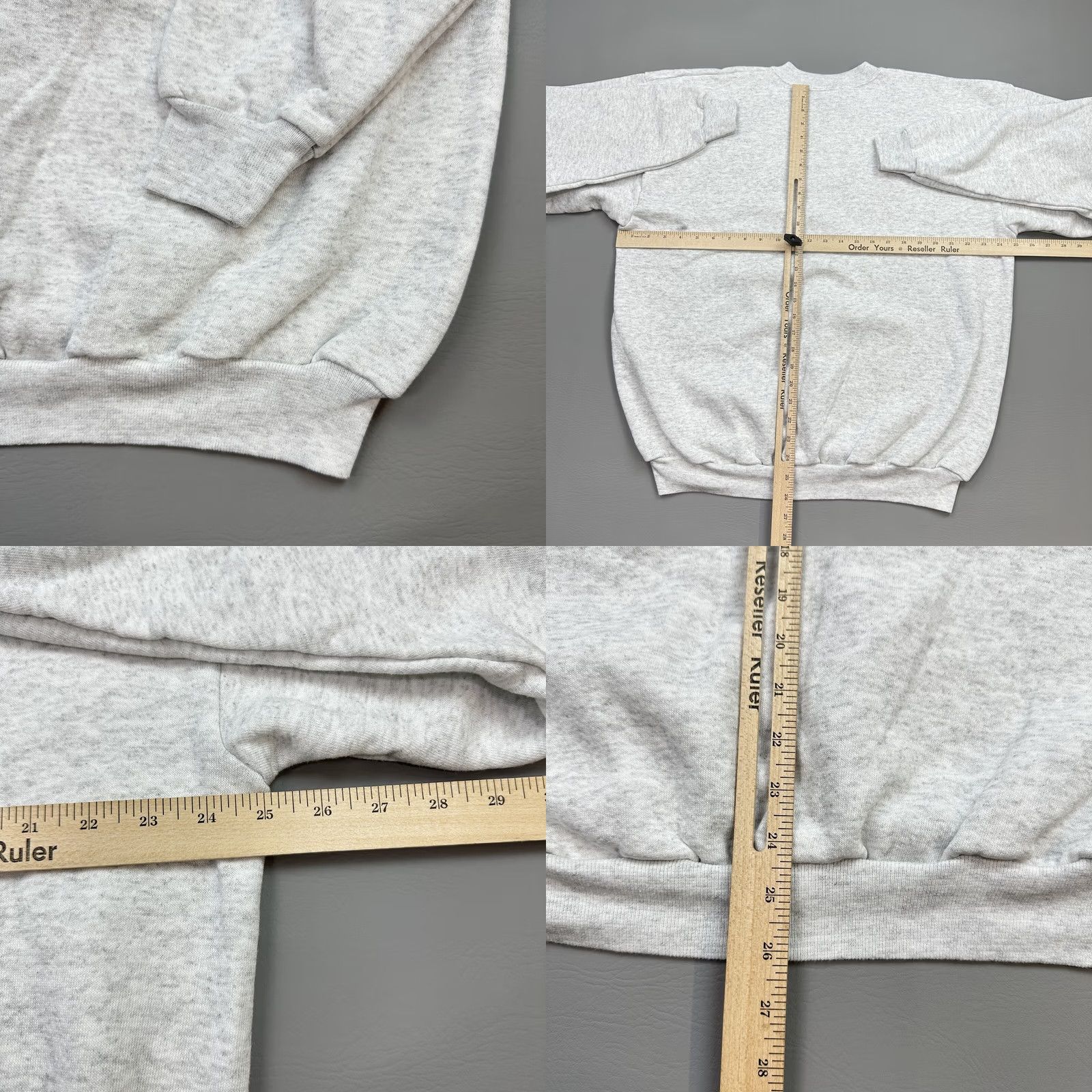 Lee Vintage Lee Cotton Blend Sweater Mens XL Gray Pullover Sweatshirt USA Made 90s Spider Graphics Logo 90s USA Mens XL Gray Sweater Size US XL / EU 56 / 4 - 9 Thumbnail