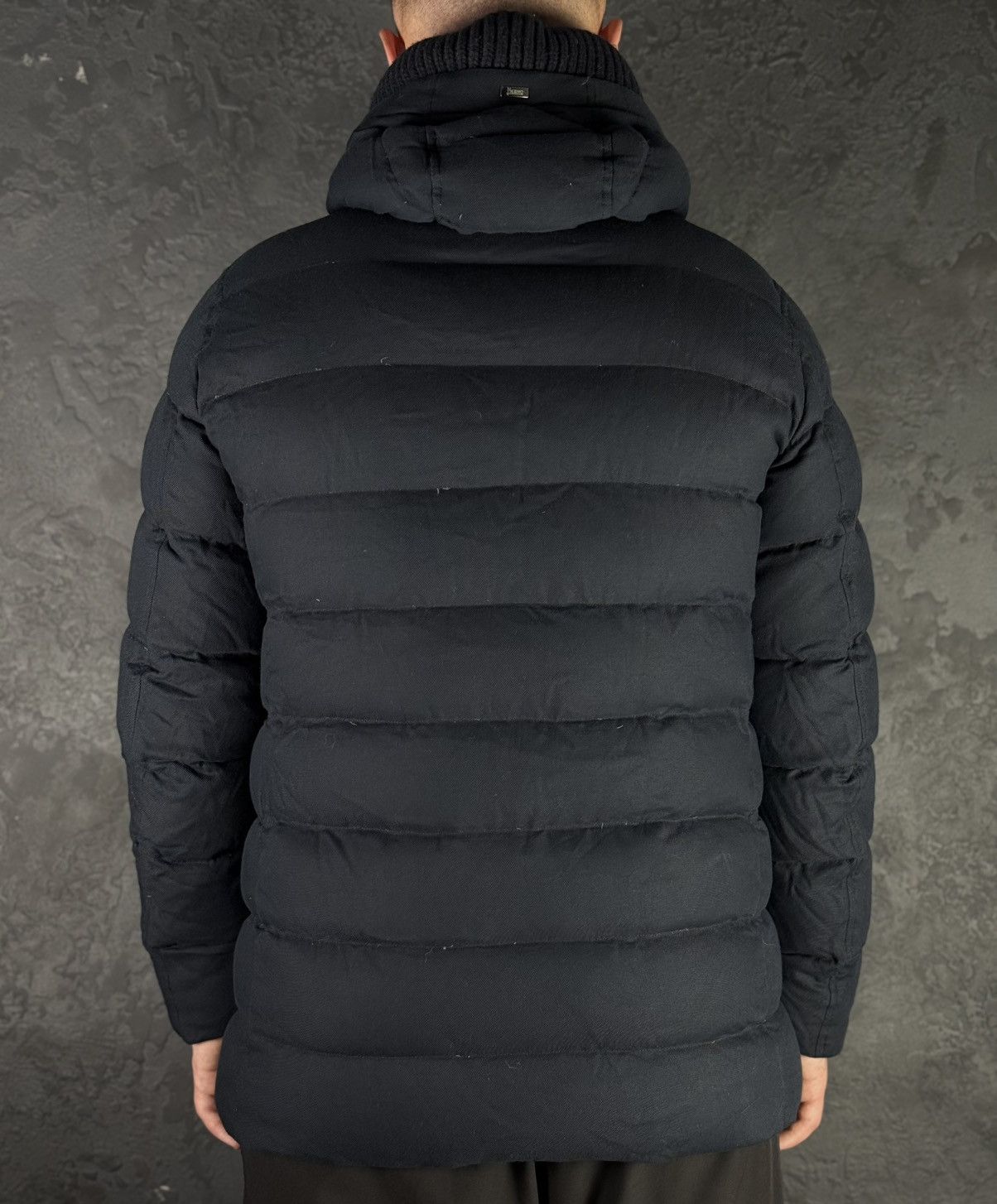 Herno HERNO Norfolk Men's Down Jacket Navy Blue Size 50 Size US M / EU 48-50 / 2 - 3 Thumbnail