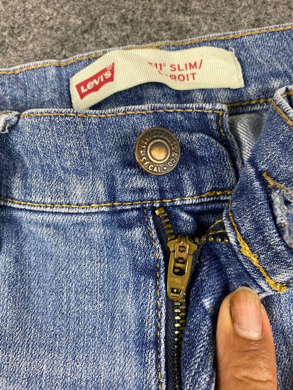 Levi's levis 511 slim denim nice design Size 30" / US 8 / IT 44 - 12 Thumbnail
