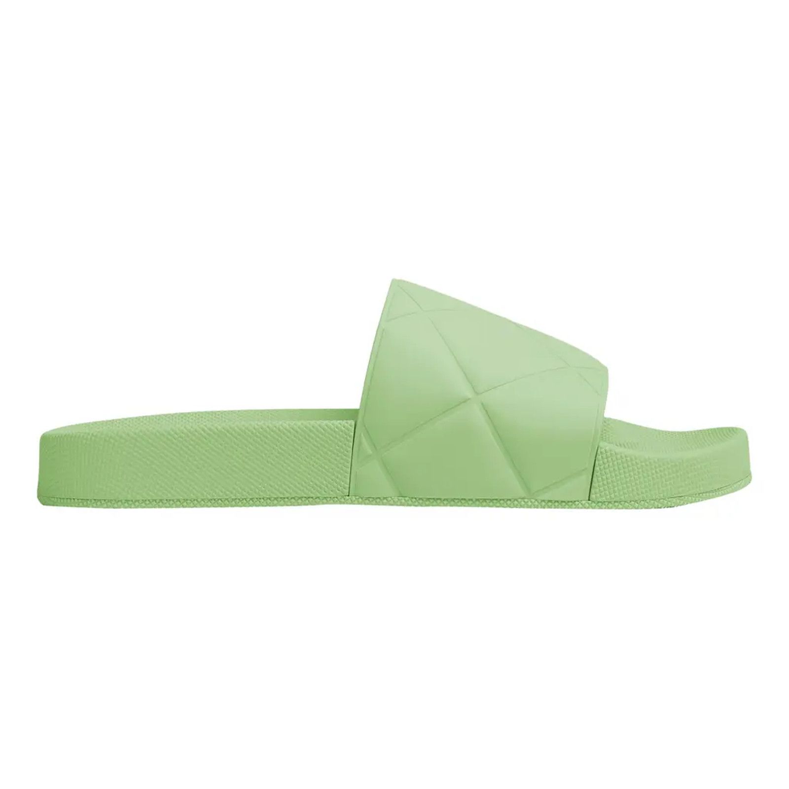 Bottega Veneta Bottega Veneta Slider Pistachio Green Quilted Rubber Pool Size US 6 / IT 36 - 1 Thumbnail