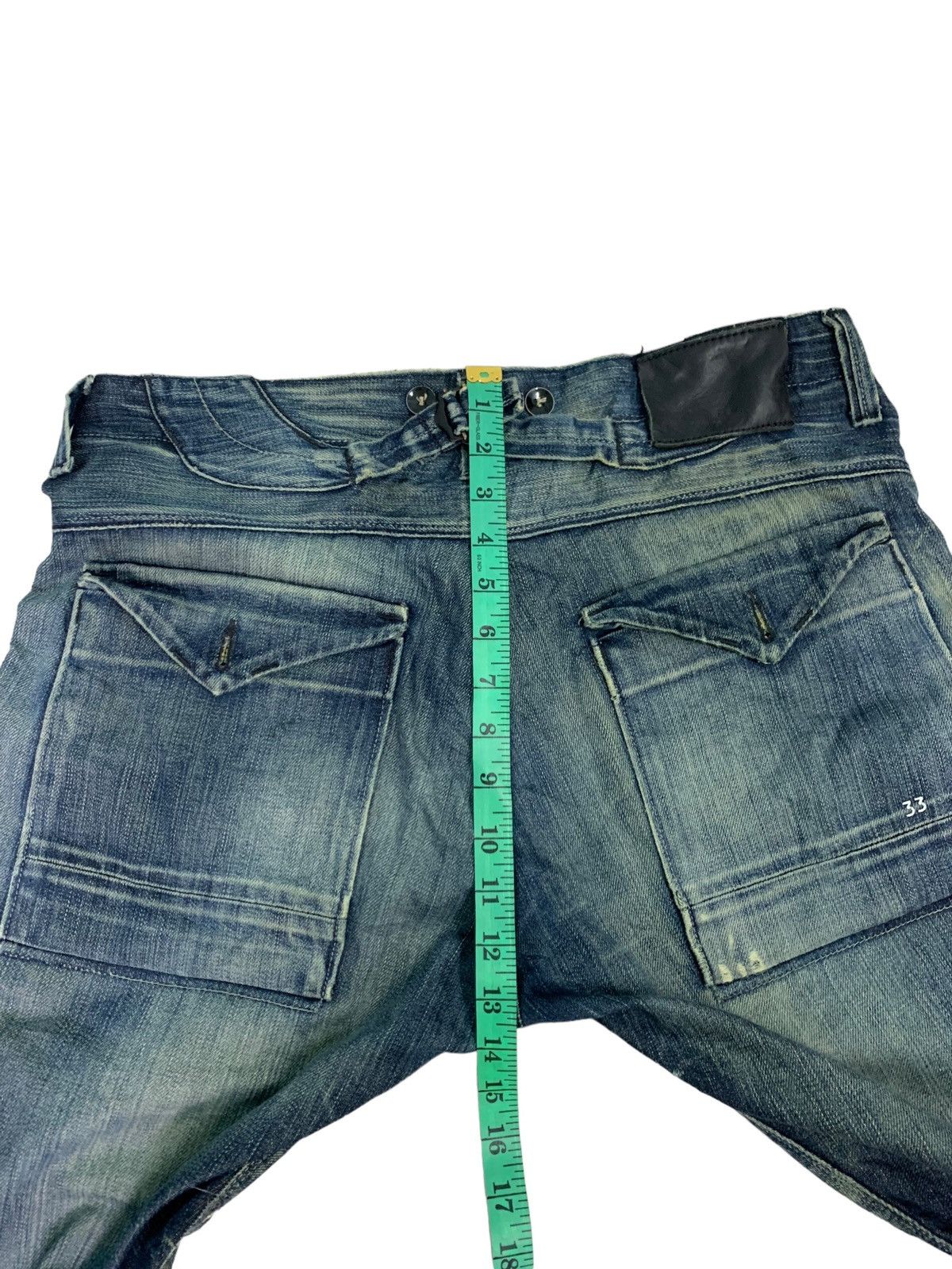 G-Star 🔥Rare Japanese Brand G-Star 3301 Distressed Jeans Size US 34 / EU 50 - 15 Thumbnail