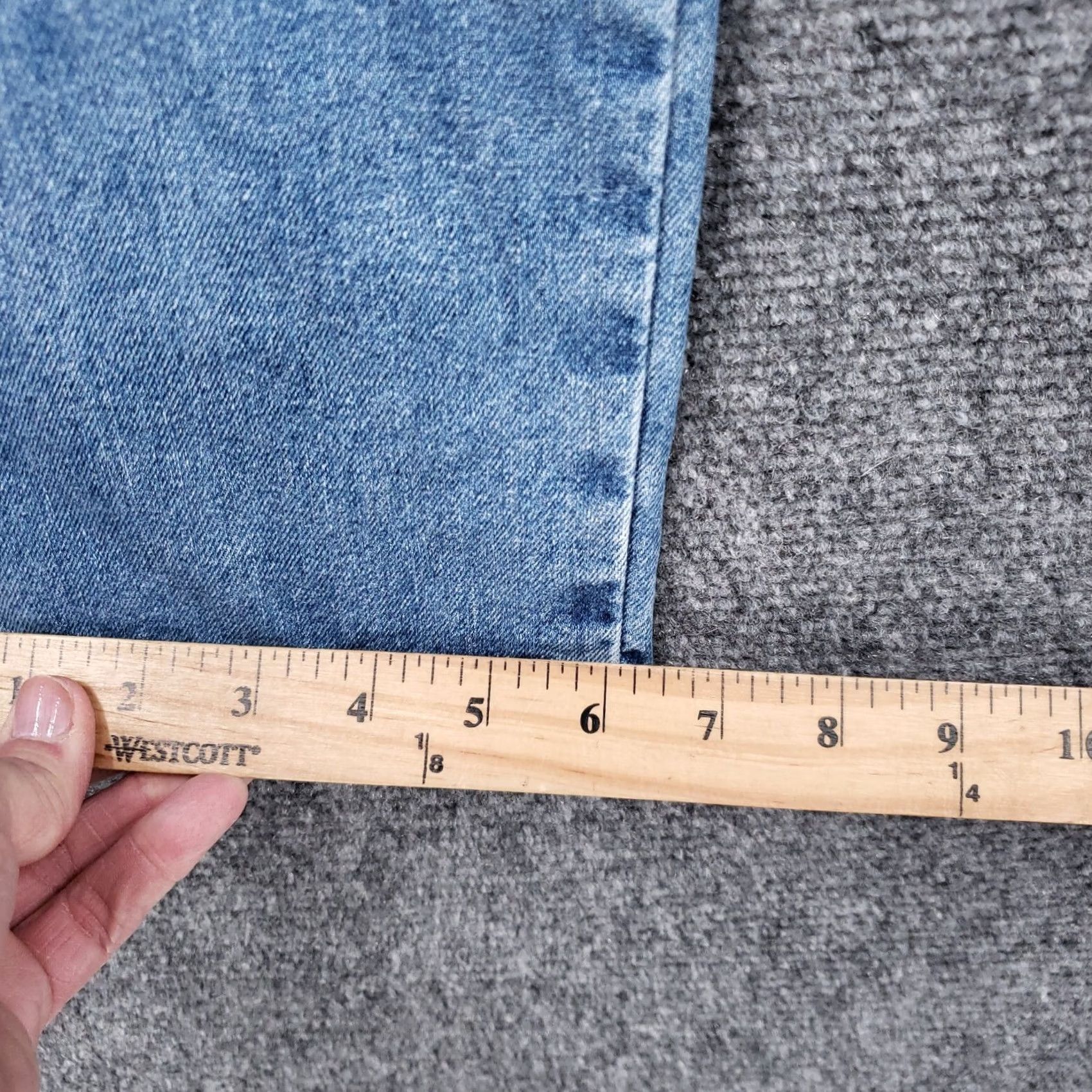 Uniqlo Uniqlo Jeans Womens Blue Mid Rise Straight Leg Slim Fit Stretch Denim Size 23 Kaihara Size 40" / US 18 - 4 Thumbnail