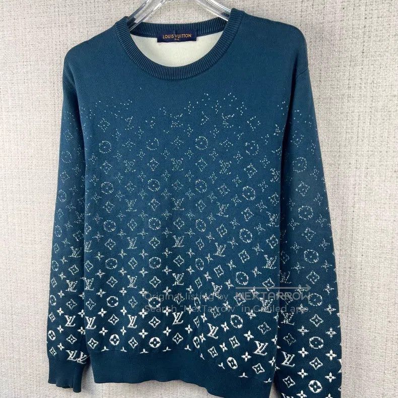 Louis Vuitton Louis Vuitton Logo Jacquard Accent Crew Neck Long Sleeve S Size US S / EU 44-46 / 1 - 2 Thumbnail