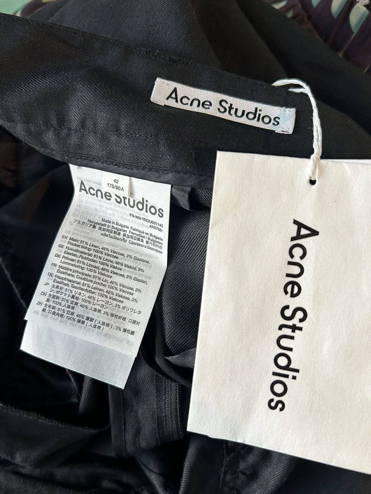 Acne Studios NWT! Ruched Stacked Flared Pants Size US 34 / EU 50 - 5 Thumbnail