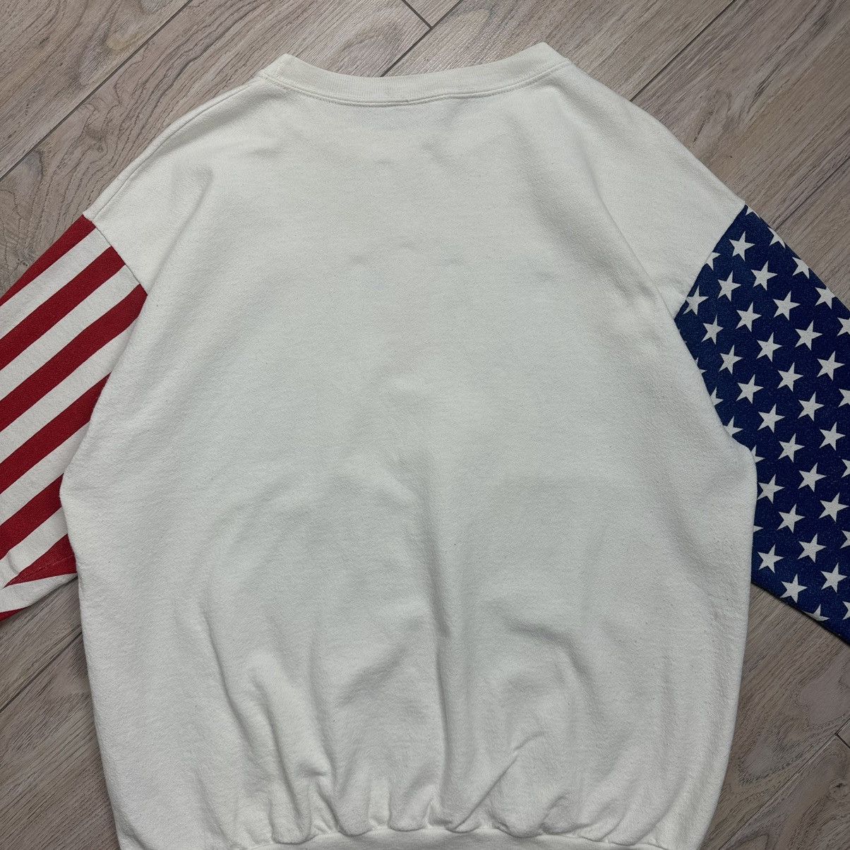 USA Olympics Vintage Atlanta Olympics 1996 USA Flag Crewneck Sweatshirt Size US L / EU 52-54 / 3 - 15 Thumbnail
