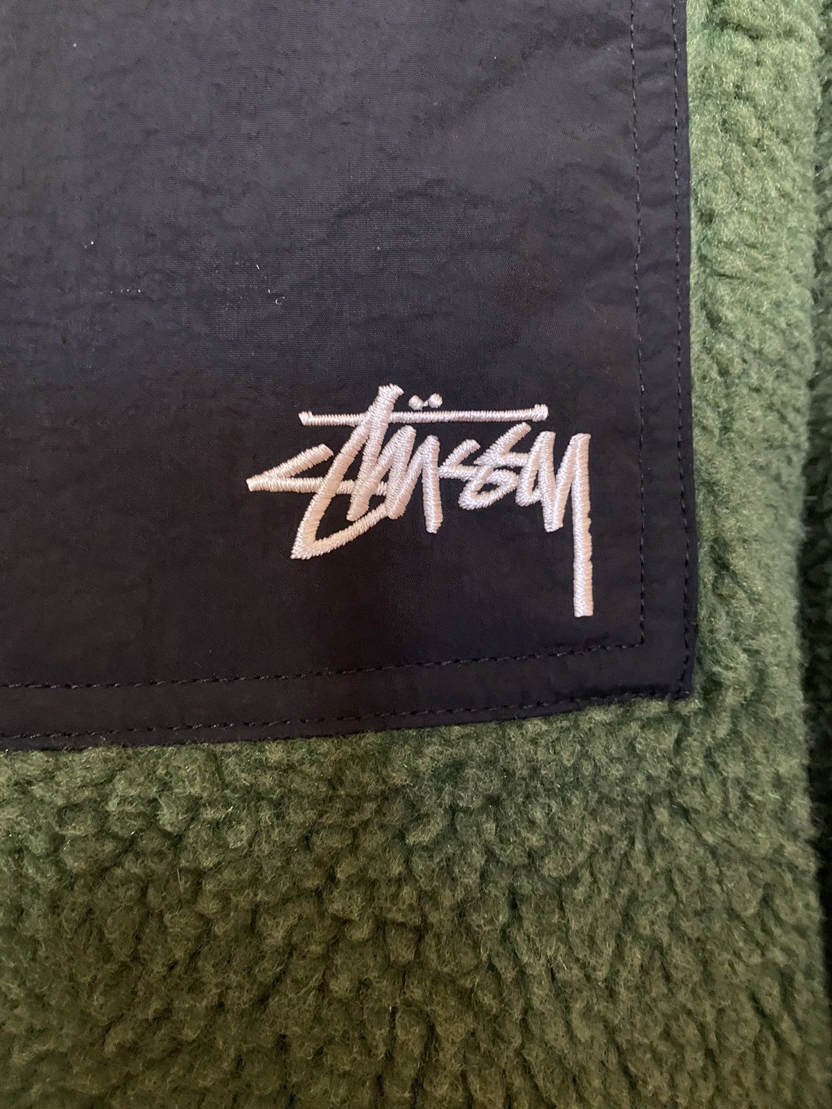 Stussy 8 Ball Reversible Fleece Jacket