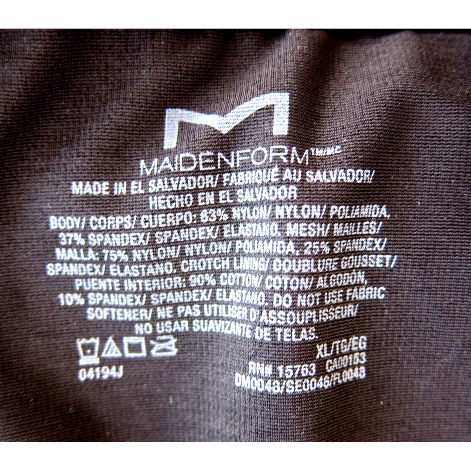 Vintage Maidenform Flexees Shapewear Bodysuit XL Black Stretch Adjustable Straps Size XL / US 12-14 / IT 48-50 - 5 Thumbnail