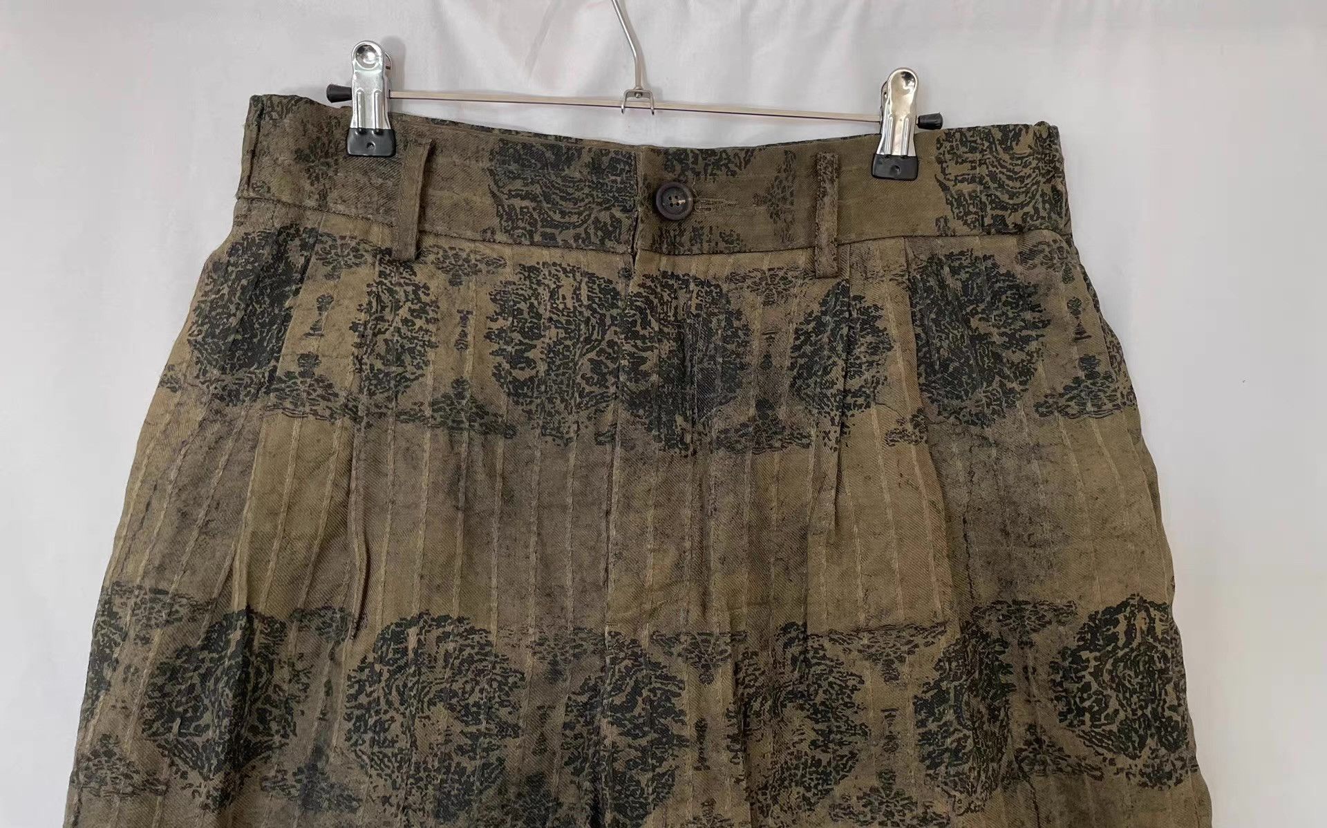 Ziggy Chen Ziggy Chen 22SS Phoenix Print Straight-Leg Pants Ｑ21 Size US 34 / EU 50 - 3 Thumbnail