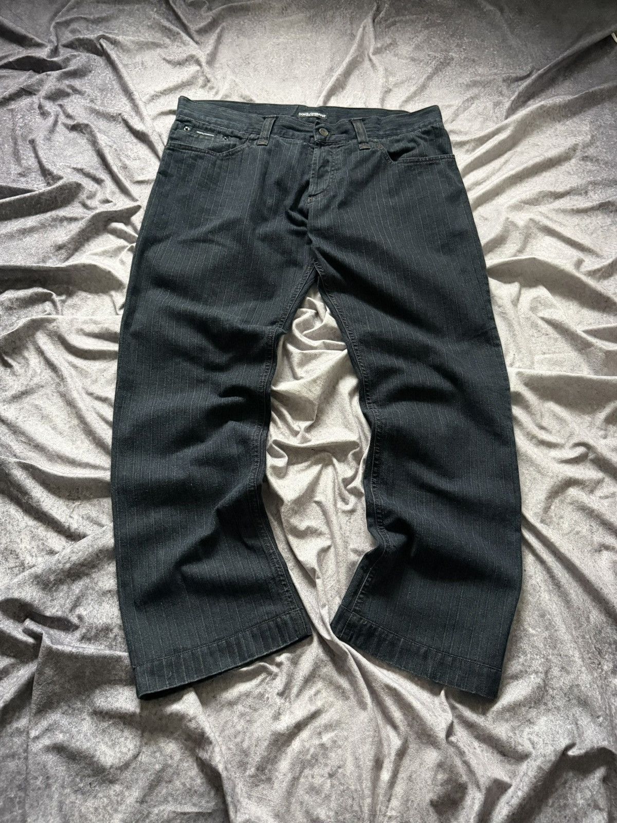 Dolce & Gabbana Dolce & Gabbana Denim Collection Men Jeans Striped Size US 38 / EU 54 - 7 Thumbnail