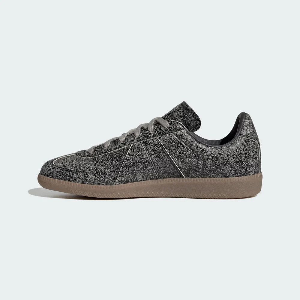 Adidas o1mle0426 Unisex BW Army Cracked Leather Sneakers in Black Size US 5 / EU 37 - 6 Thumbnail