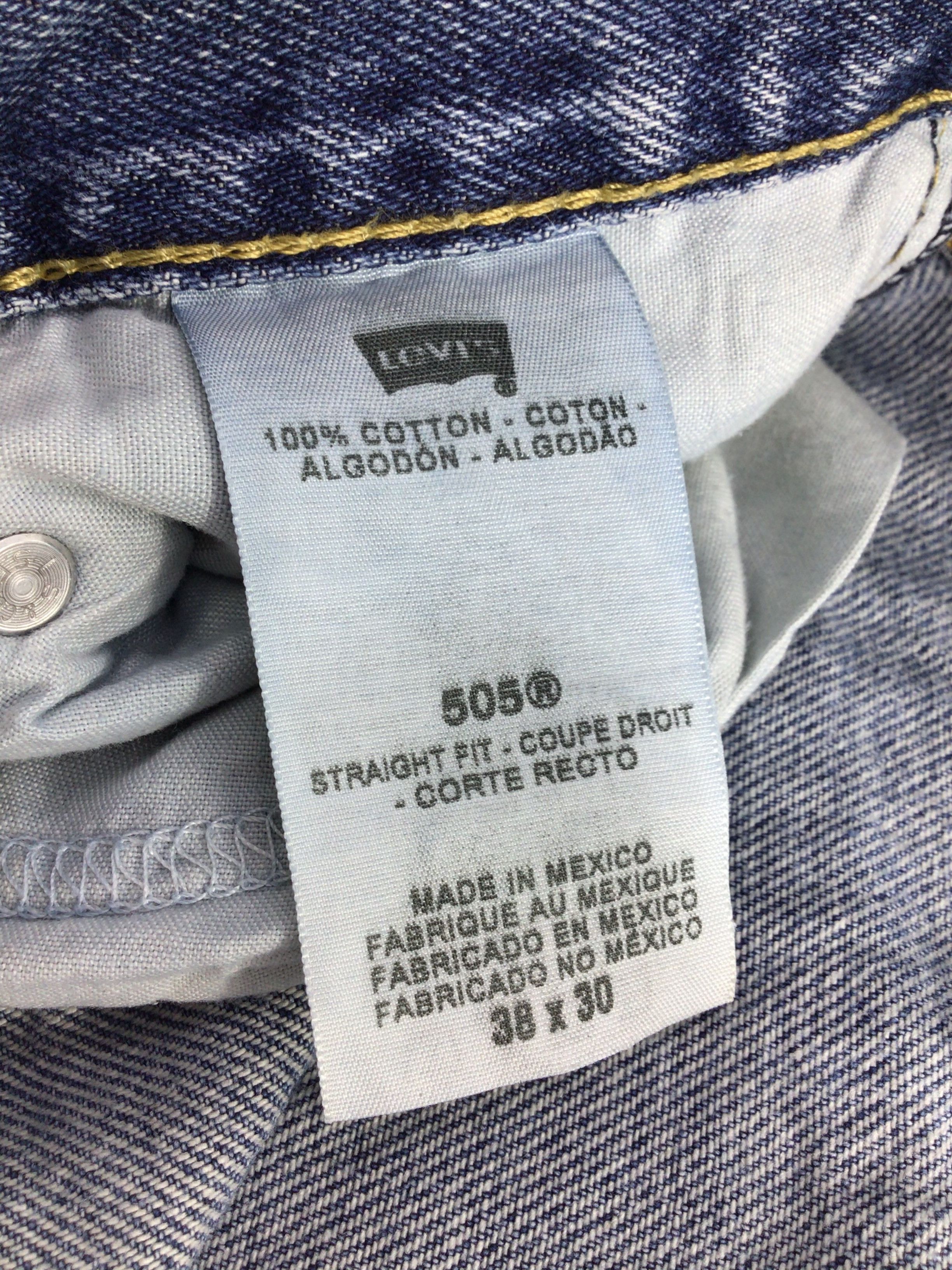 Levi's Vintage Levis 505 Jeans-J558 Size US 38 / EU 54 - 10 Thumbnail