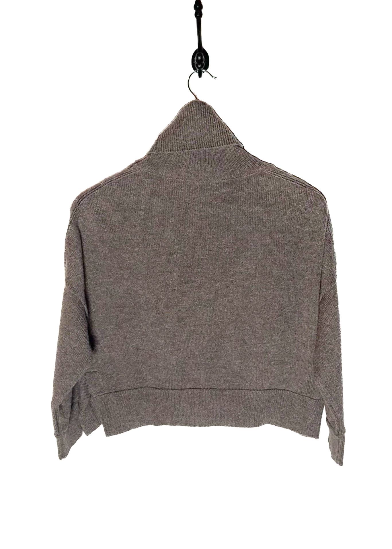 Chloe Chloé Grey Taupe Cropped Turtleneck Sweater Size S / US 4 / IT 40 - 3 Thumbnail