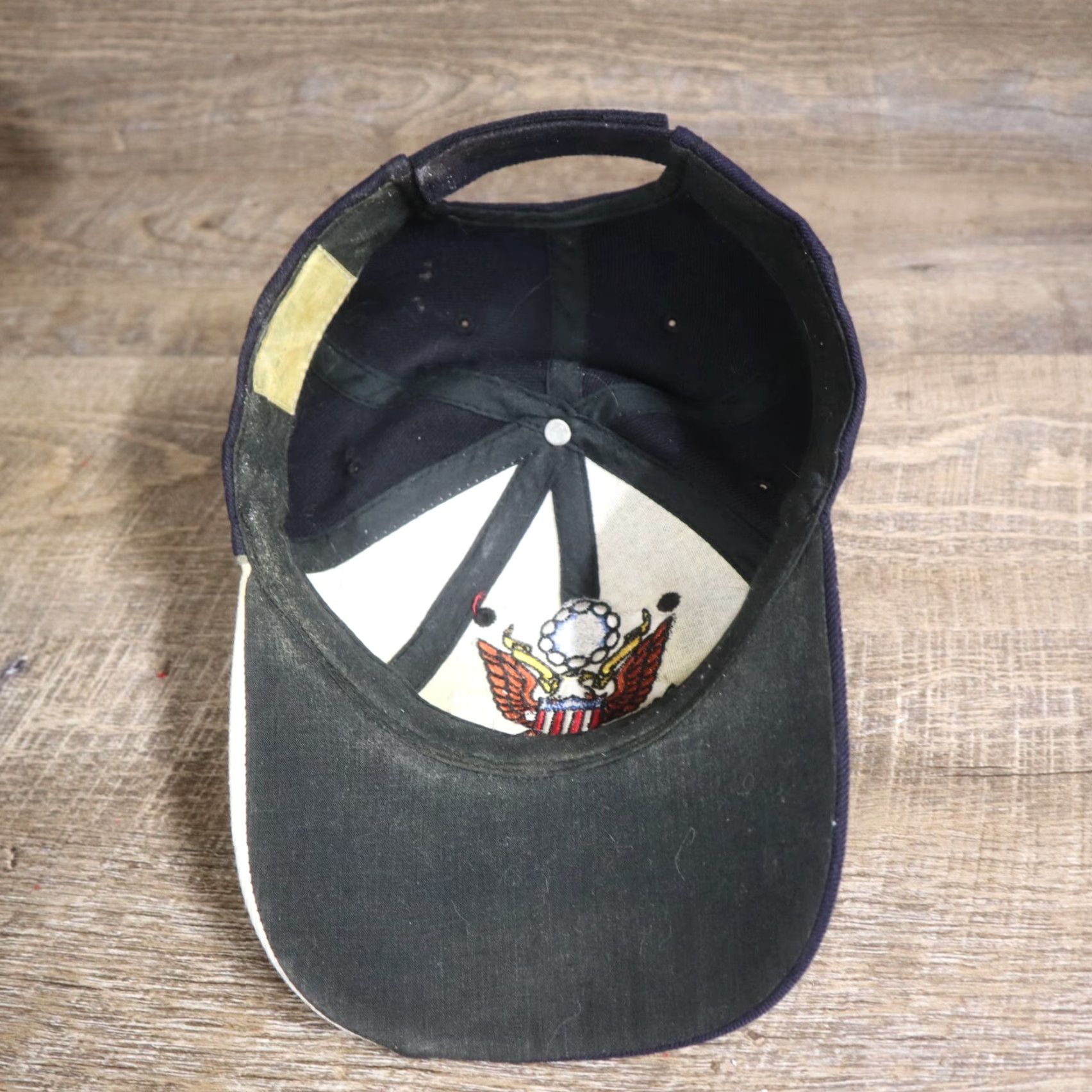 Vintage VINTAGE US Army Hat Ball Cap Unisex Adjustable Adult Blue Army Theme 90s Mens Womens Boys Girls Size ONE SIZE - 7 Thumbnail