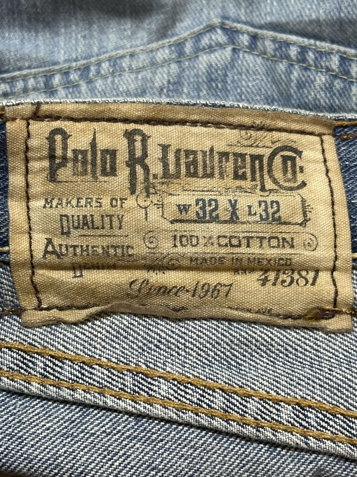 Polo Ralph Lauren Vintage Polo Ralph Lauren Classic Blue Wash Style Jeans Size US 36 / EU 52 - 10 Thumbnail