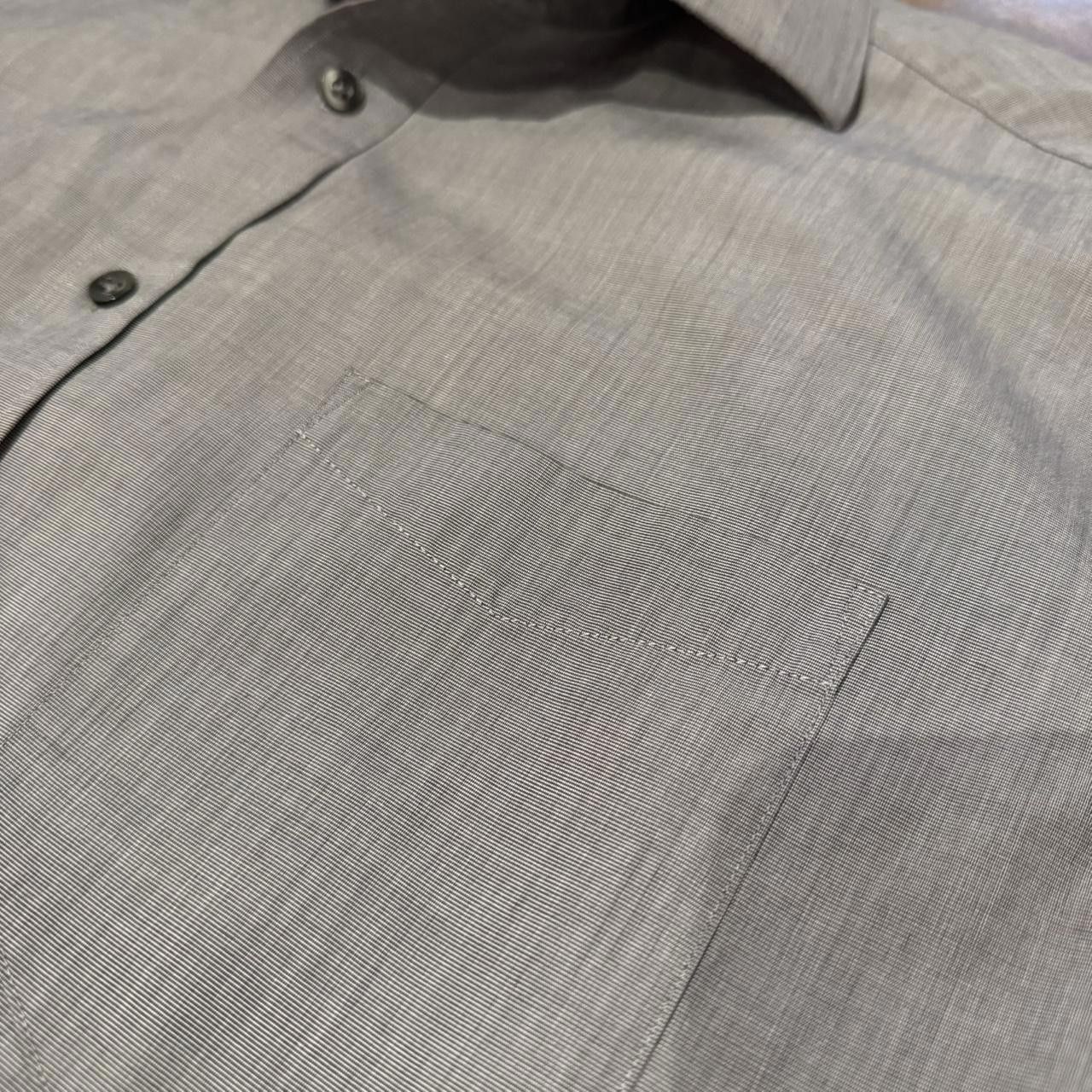 Designer Grey Cottontech Button Up Size US L / EU 52-54 / 3 - 3 Thumbnail