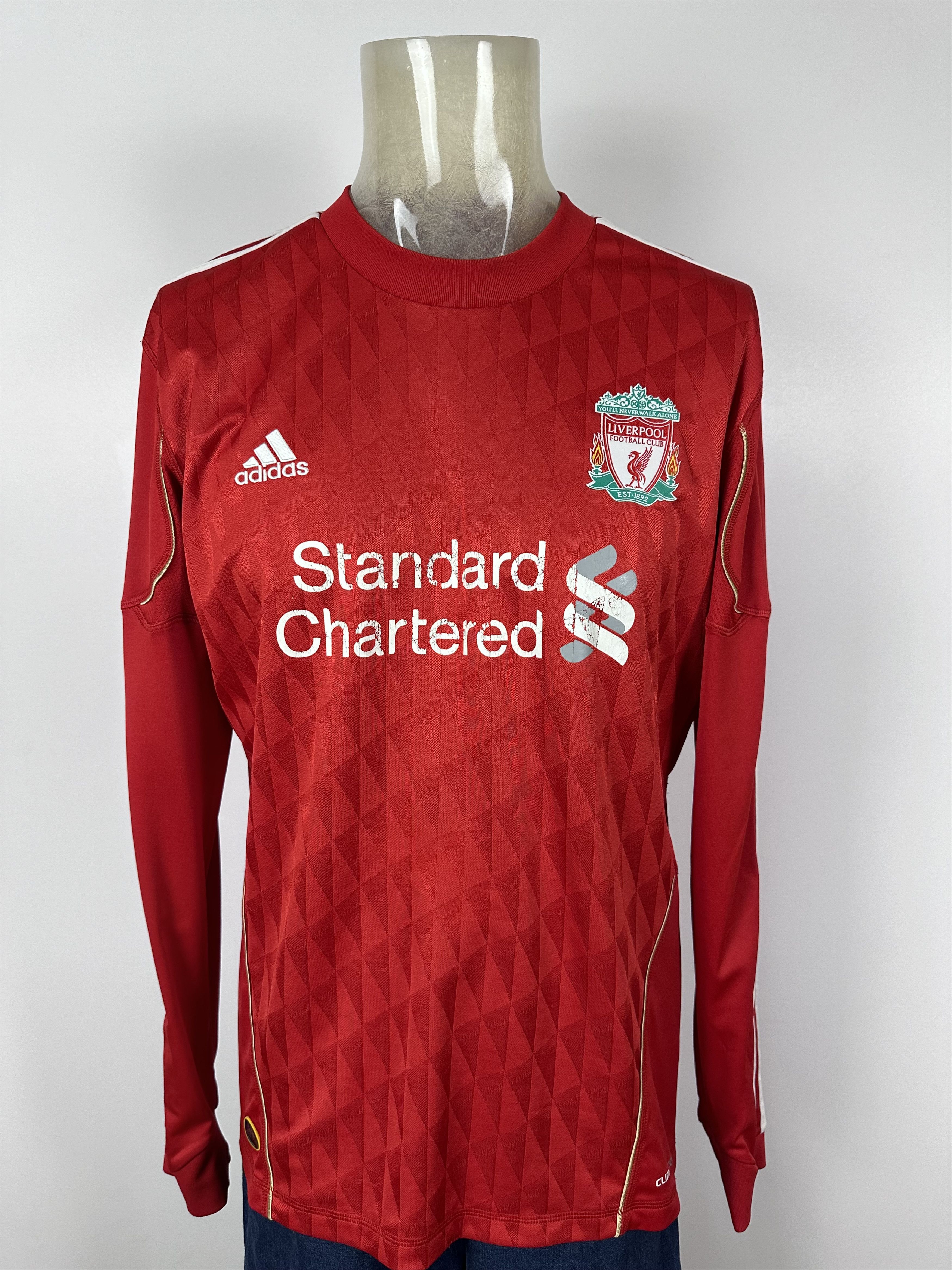 Adidas LIVERPOOL 2010 SHIRT JERSEY LONG SLEEVE ADIDAS #39 BELLAMY Size US L / EU 52-54 / 3 - 4 Thumbnail