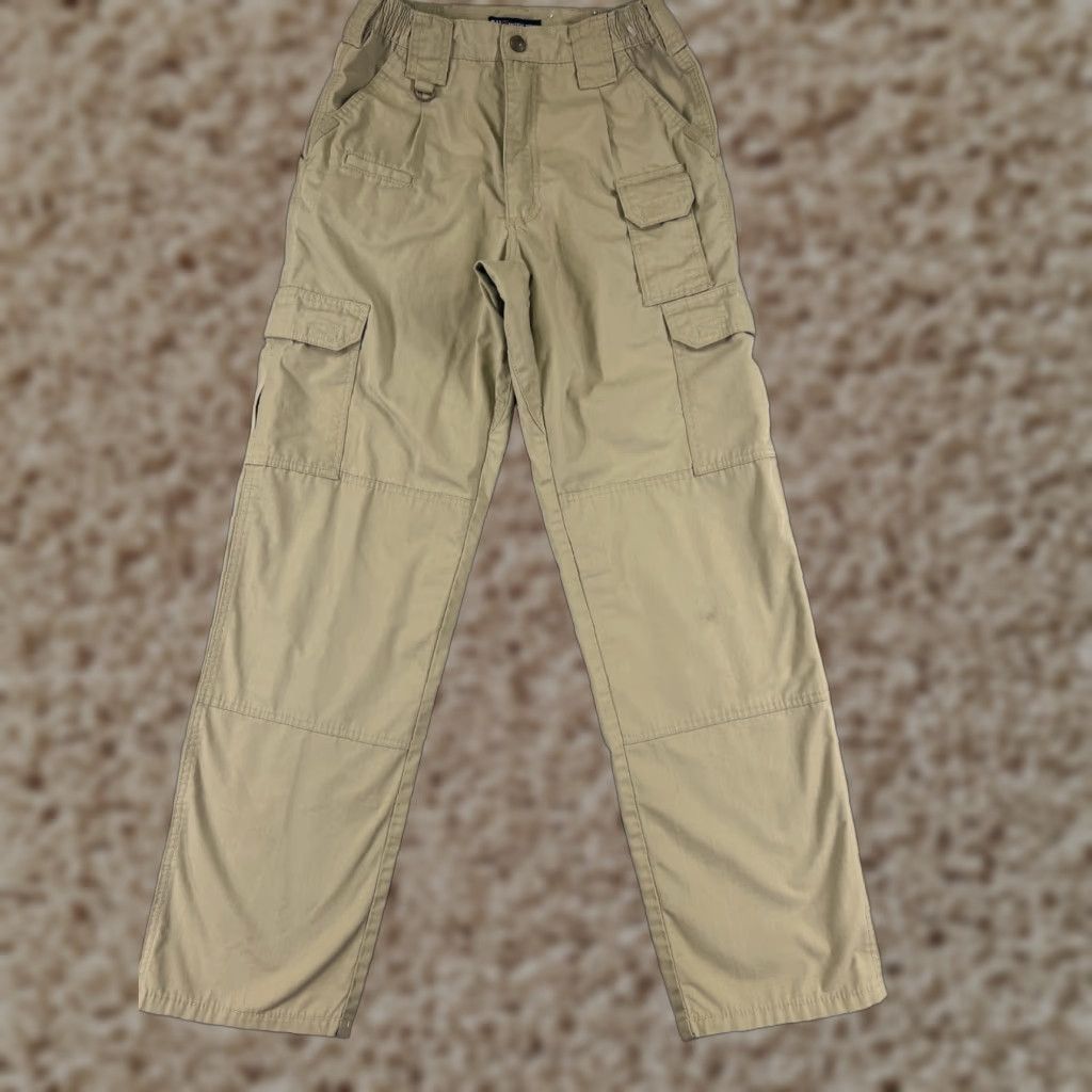 Vintage 5.11 Tactical Pants Mens 28 Beige Khaki Cargo Rip Stop TAC-143 First Responder Cargo Pants Mens 28 Beige Wide 5.11 Tactical Size US 28 / EU 44 - 1 Thumbnail