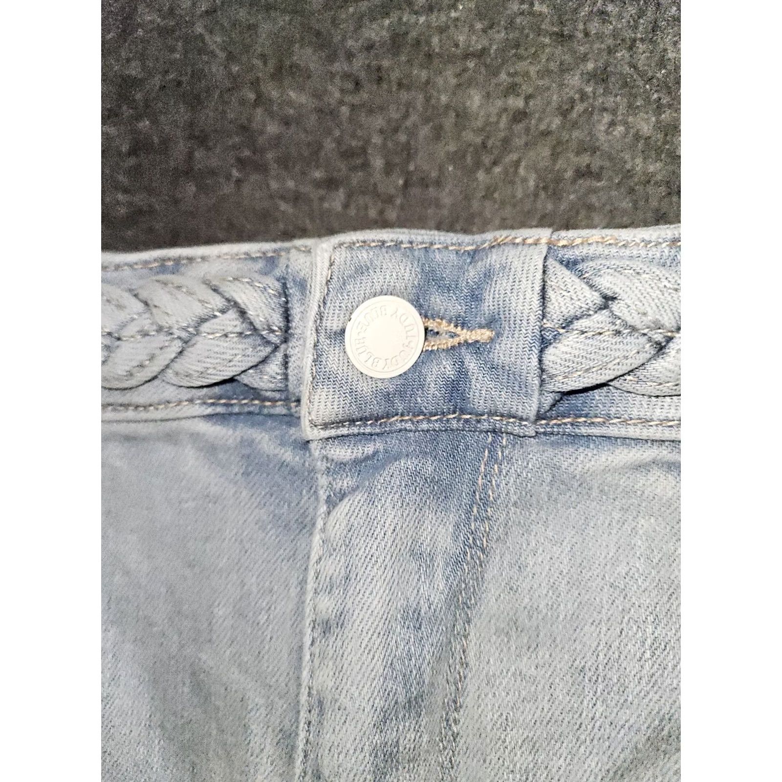 Vintage VINTAGE Judy Blue Wide Leg Fit Jeans Women's 18W High Rise Blue Stretch Retro Hippie Bohemian City 90s Womens Size 40" / US 18 - 7 Thumbnail