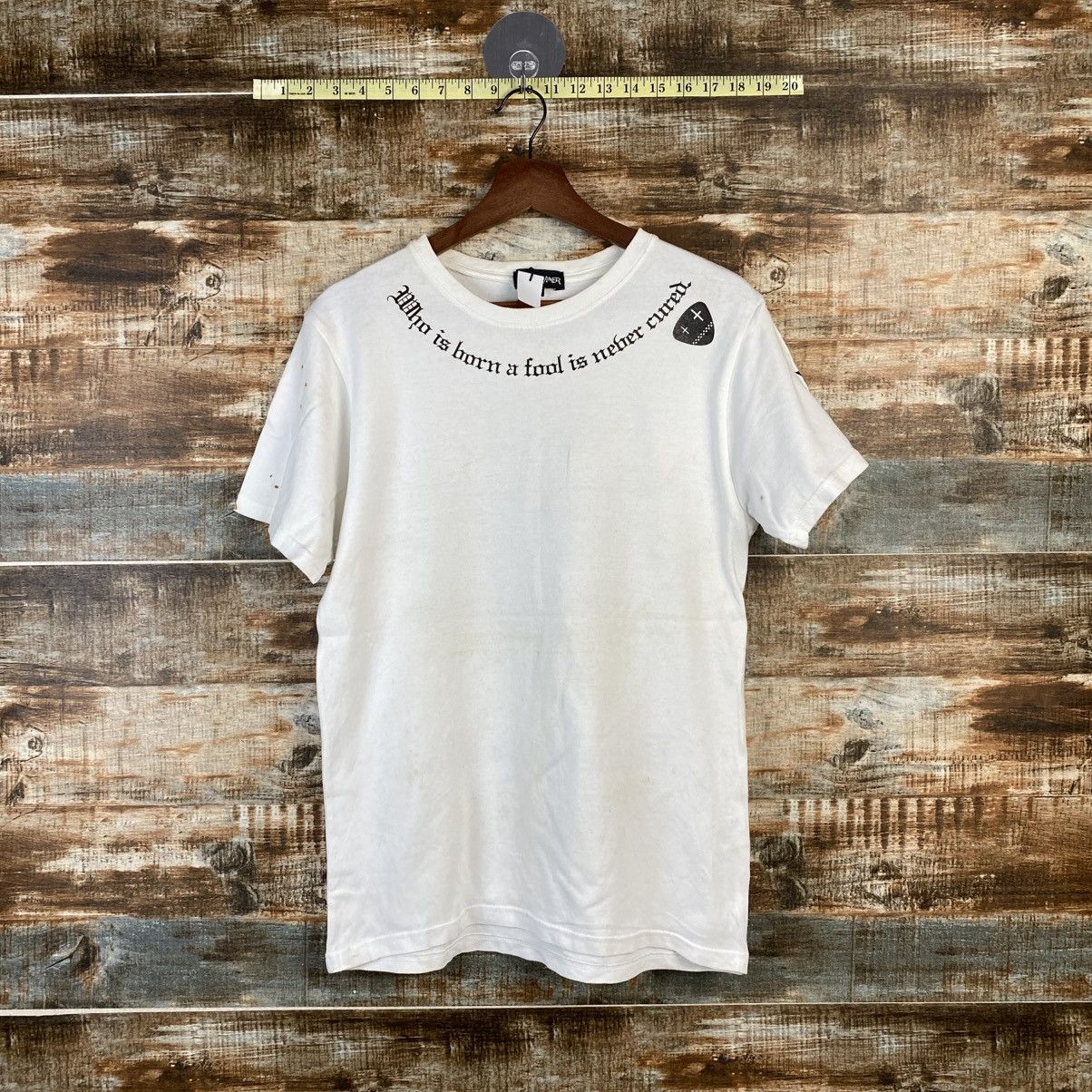 Japanese Brand DL Diviner skull cross White T-Shirt #C862 Size US S / EU 44-46 / 1 - 6 Thumbnail