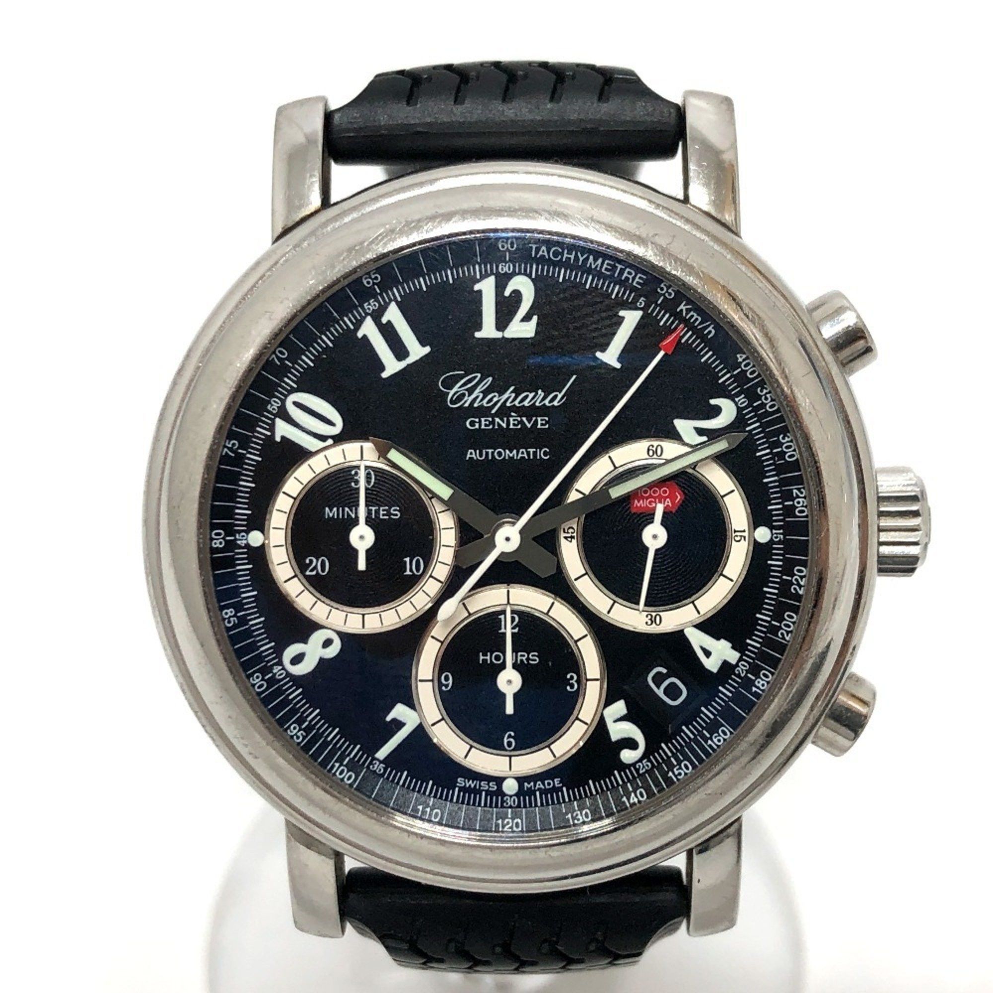 Chopard Chopard 8331 Milleria Chronograph Automatic Wristwatch Watch Stainless Steel Men's Silver Size ONE SIZE - 1 Thumbnail