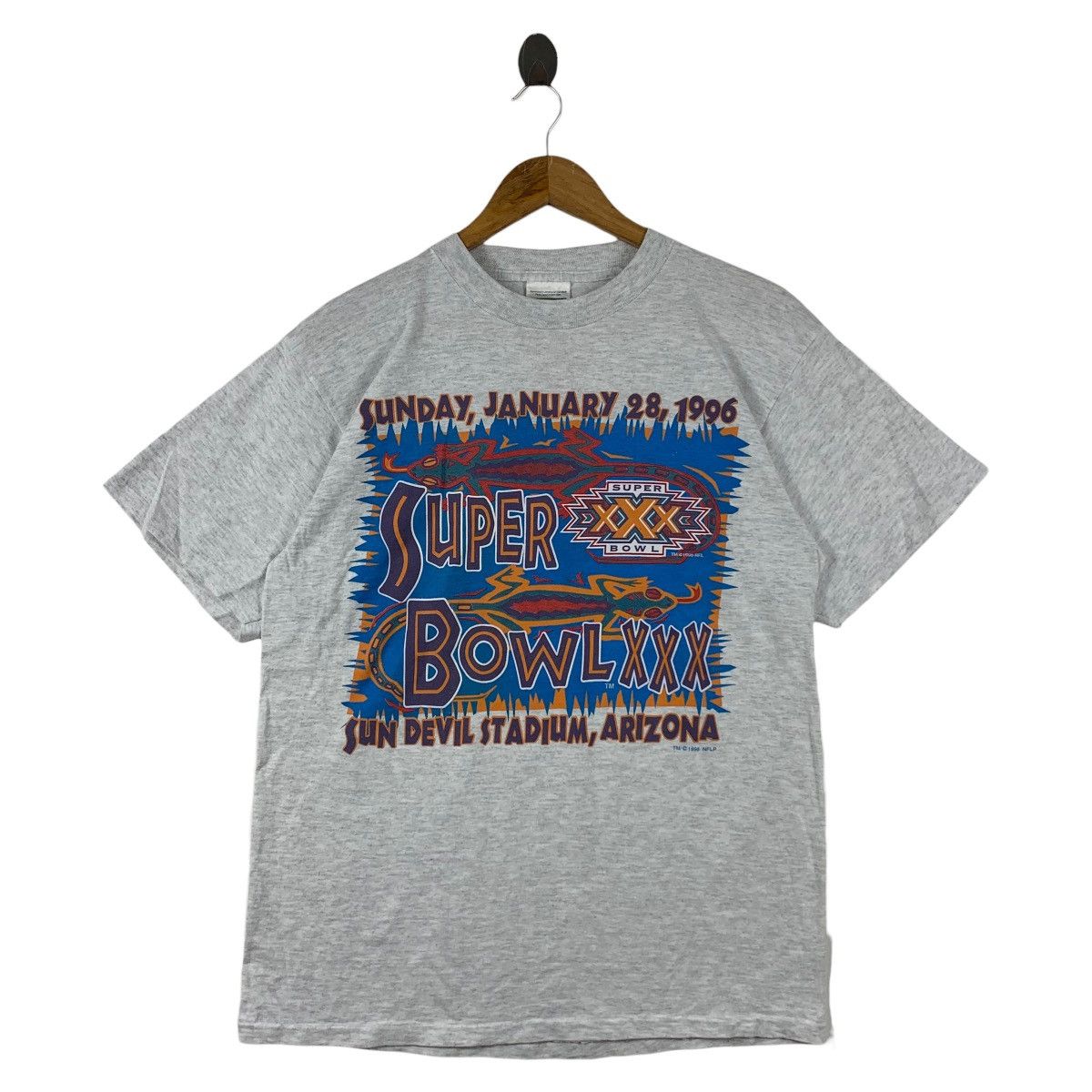 NFL × Tultex × Vintage Vintage SUPER BOWL XXX nfl tee Size US L / EU 52-54 / 3 - 1 Thumbnail