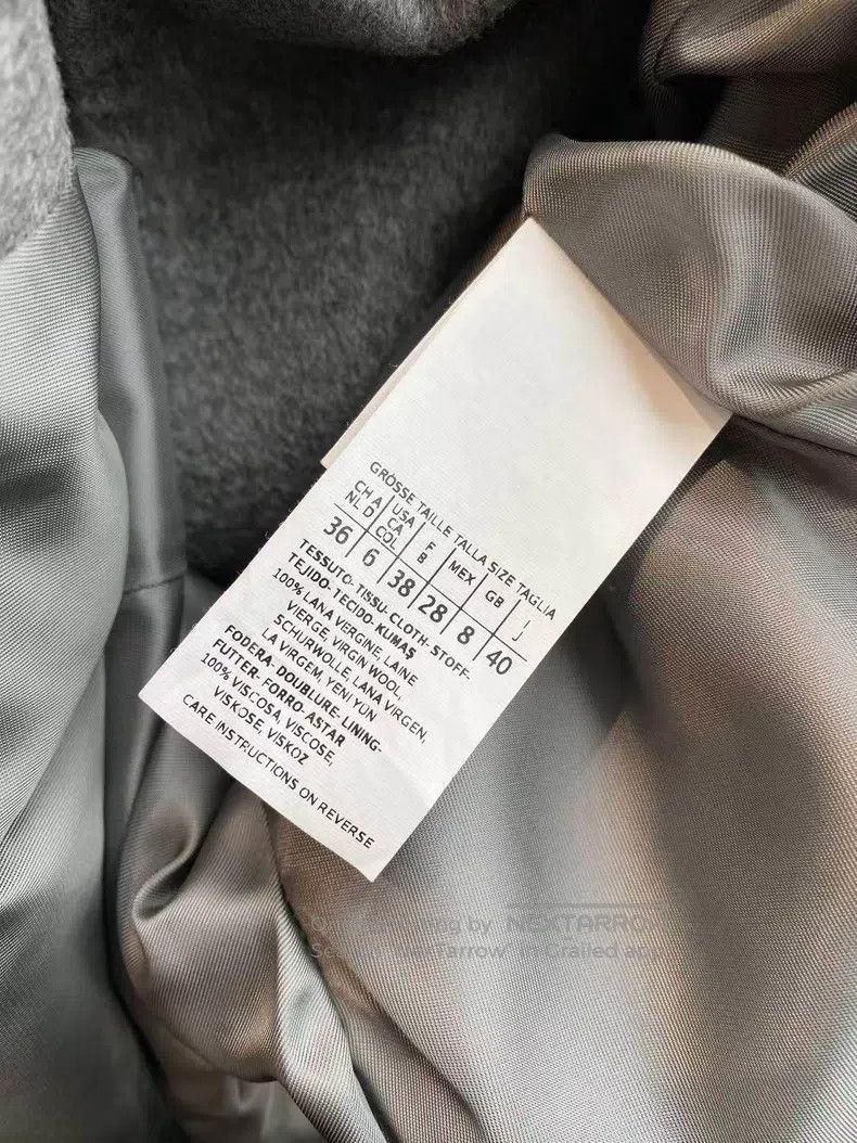 Max Mara Max Mara Grey wool coat Size XS / US 0-2 / IT 36-38 - 5 Thumbnail