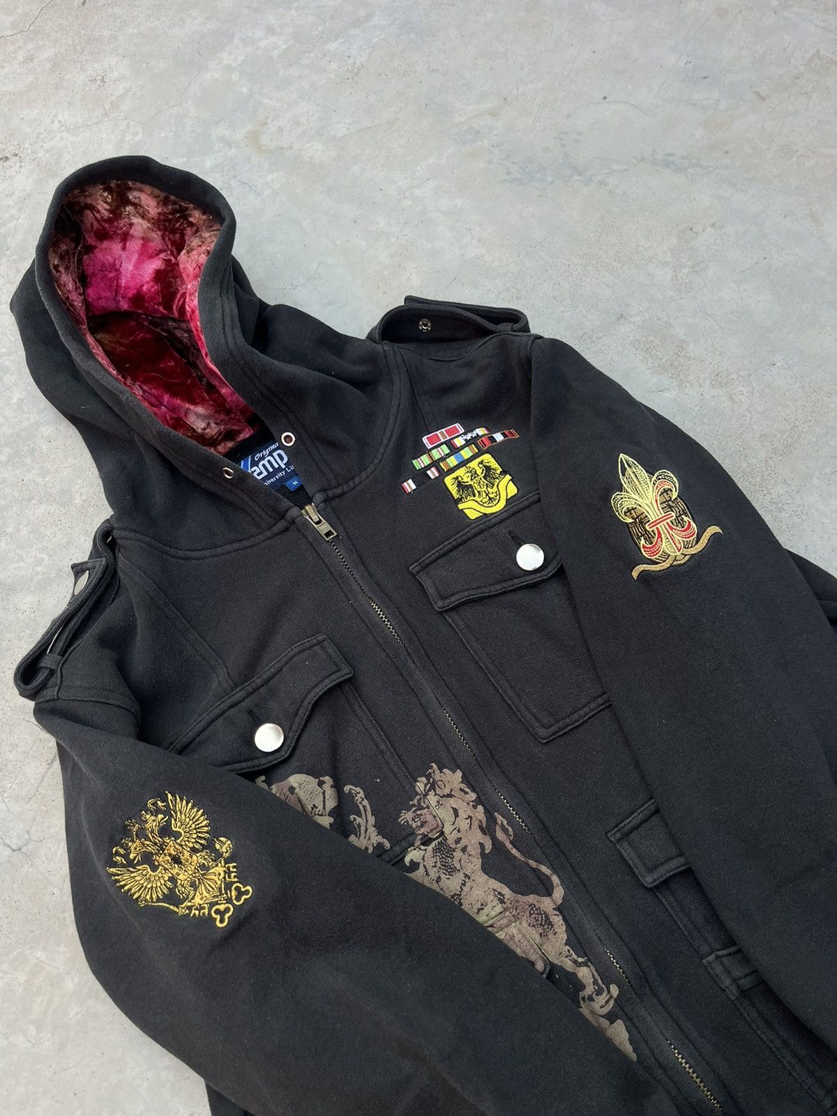 Ed Hardy RARE Y2K GRAPHICS GOTHIC 👹🕷️🐉 Size US M / EU 48-50 / 2 - 8 Thumbnail