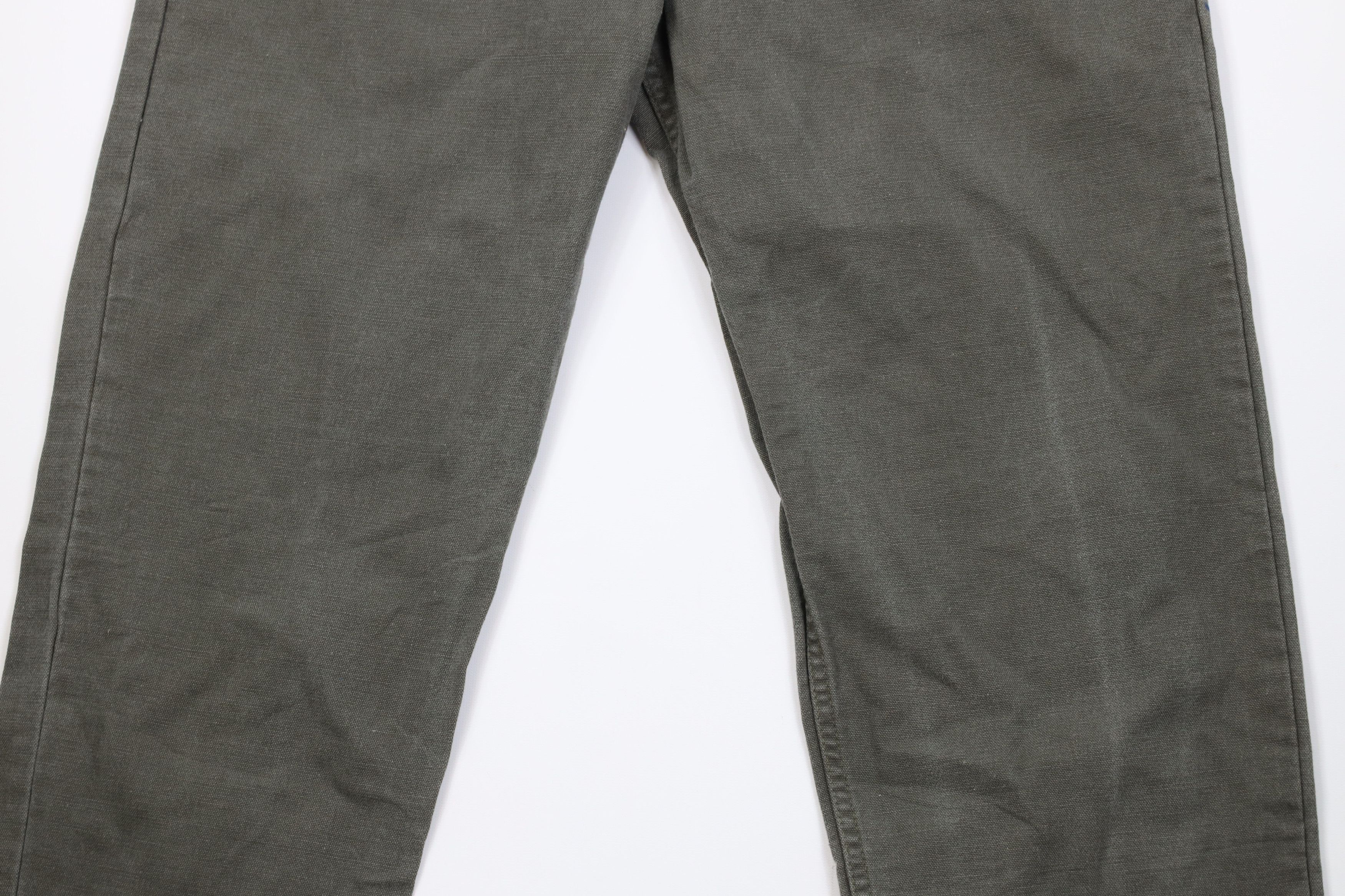 Carhartt Vintage Y2K 2000 Carhartt Canvas Pants Moss Green Cotton Size US 36 / EU 52 - 3 Thumbnail