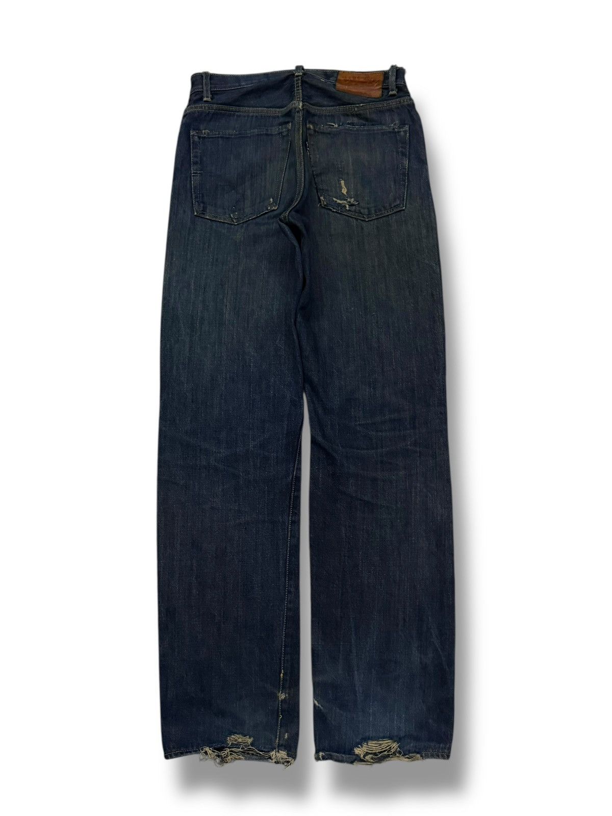 Blue Blue Japan Vintage Blue Blue Japan Selvedge Denim Jeans | W29 Size US 29 - 3 Thumbnail