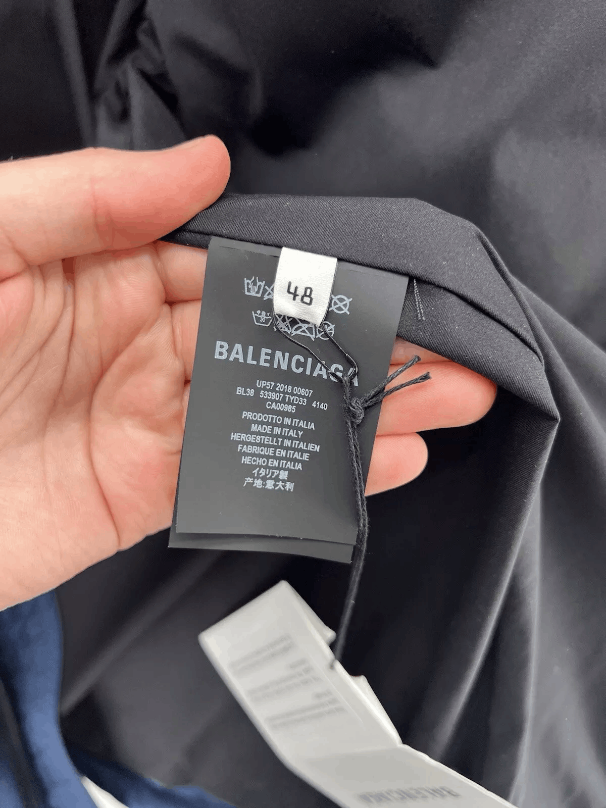 Balenciaga Balenciaga Denim Down Hybrid Jacket, EU 48 Mens Size US M / EU 48-50 / 2 - 7 Thumbnail