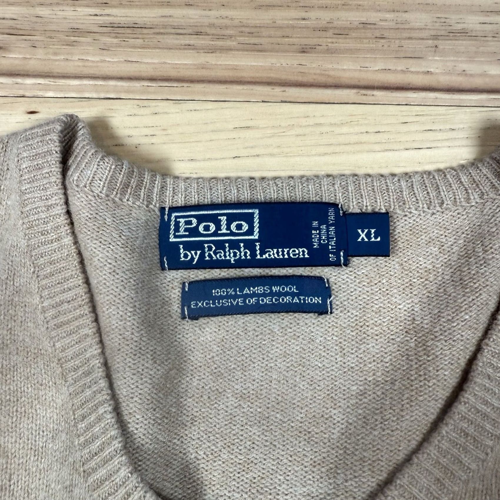 Ralph Lauren VINTAGE Polo Ralph Lauren Sweater Shirt? Size US XL / EU 56 / 4 - 3 Thumbnail